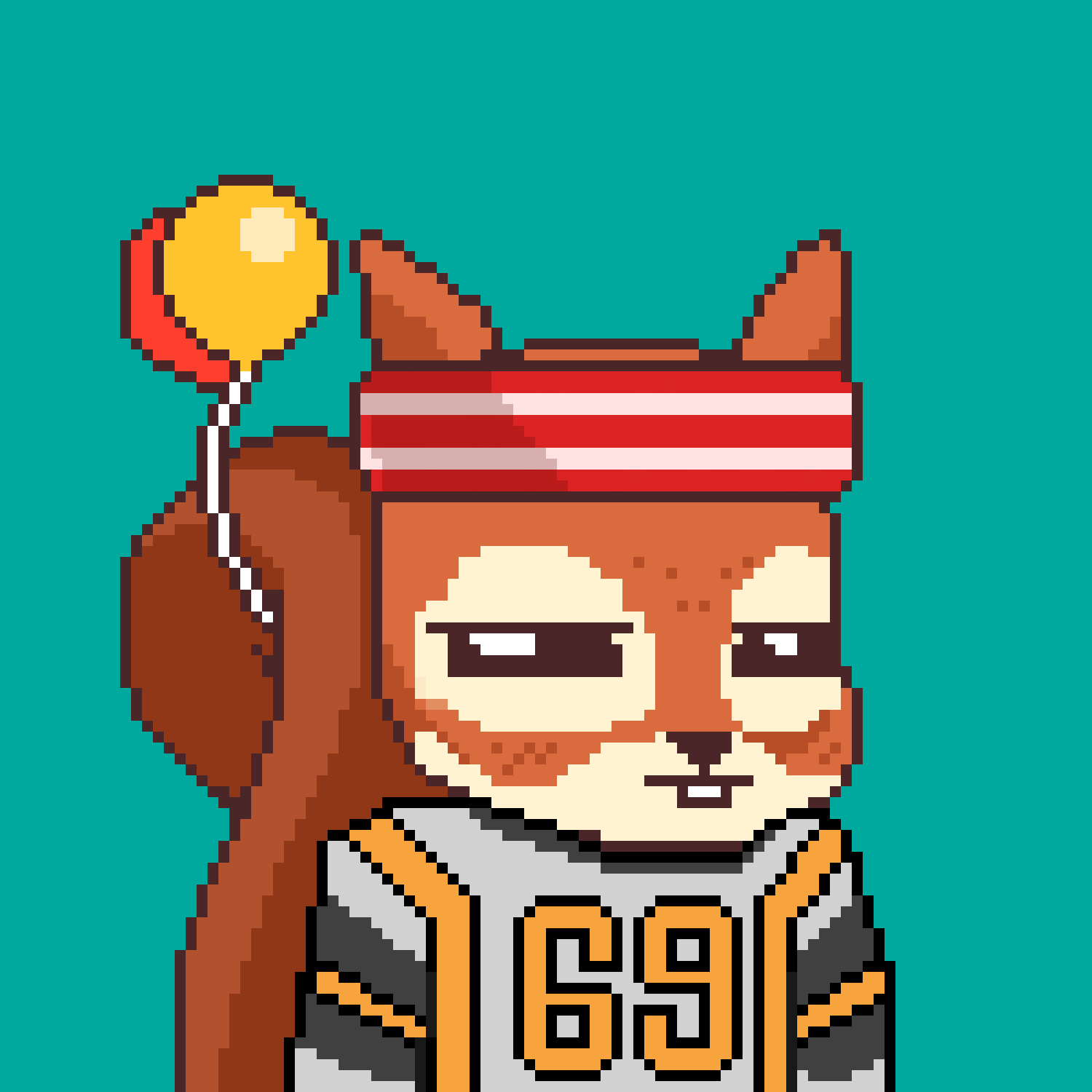 Pixel Squirrels #4387 NFT on Algorand