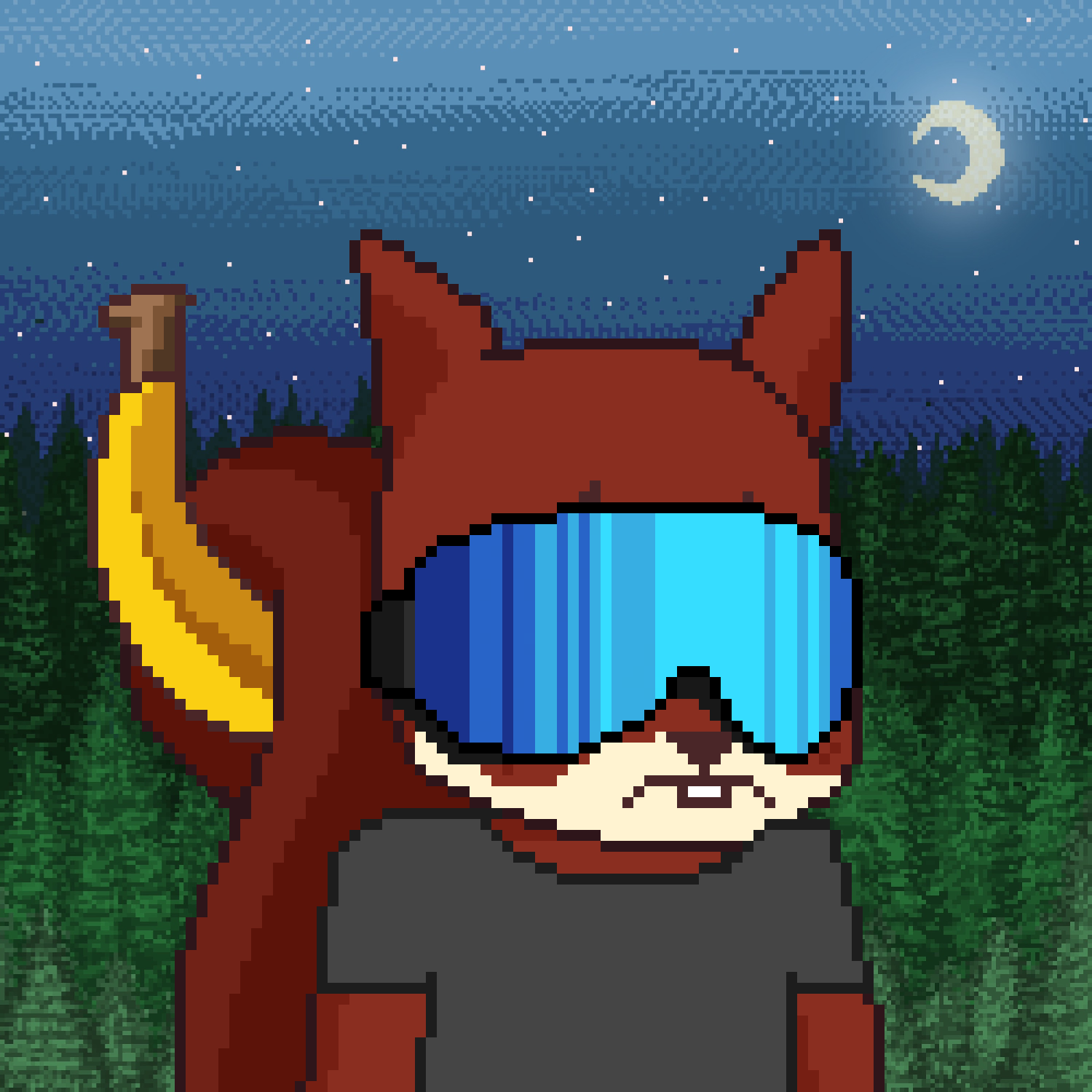 Pixel Squirrels #4390 NFT on Algorand