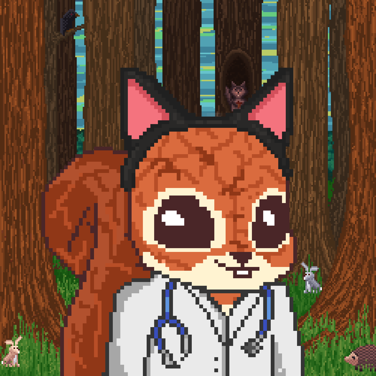 Pixel Squirrels #4400 NFT on Algorand