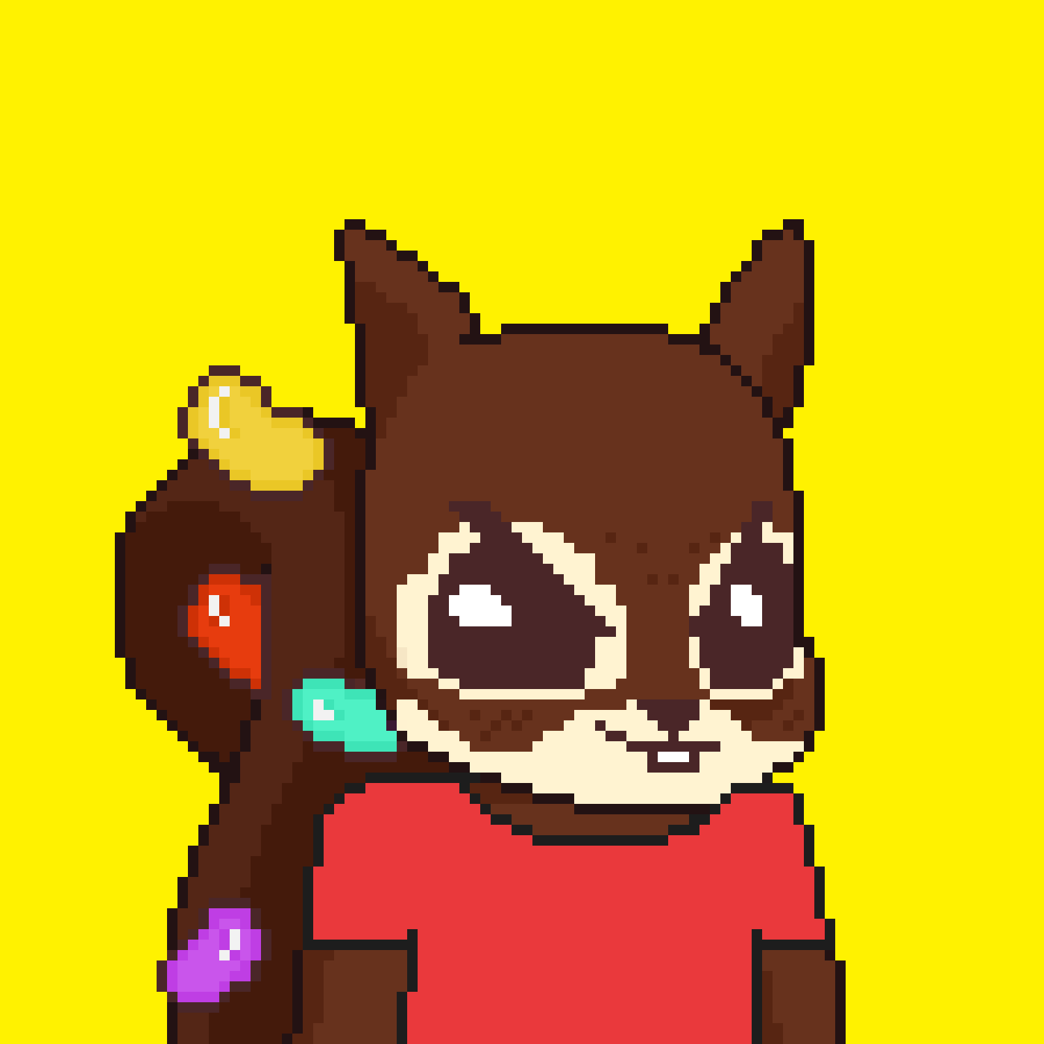 Pixel Squirrels #4401 NFT on Algorand