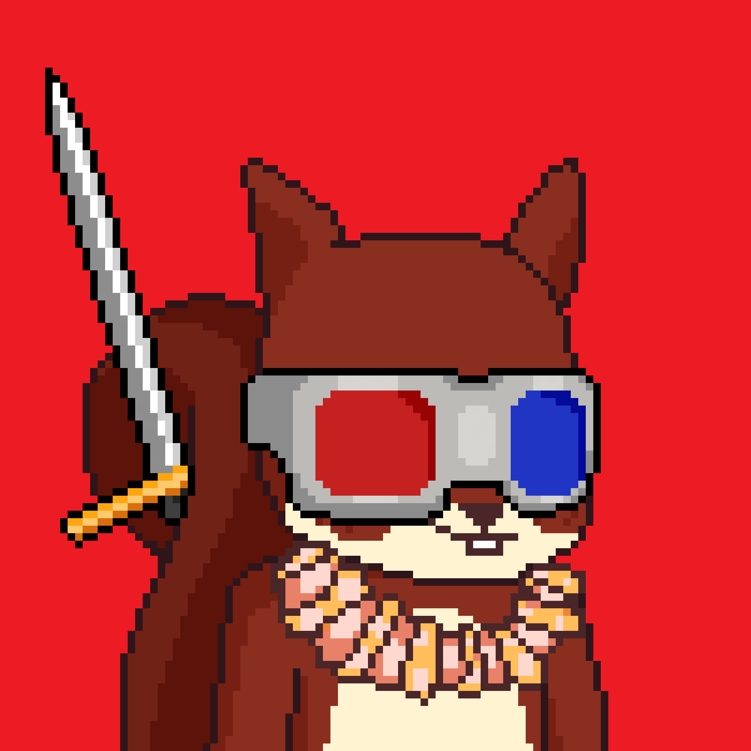 Pixel Squirrels #4434 NFT on Algorand