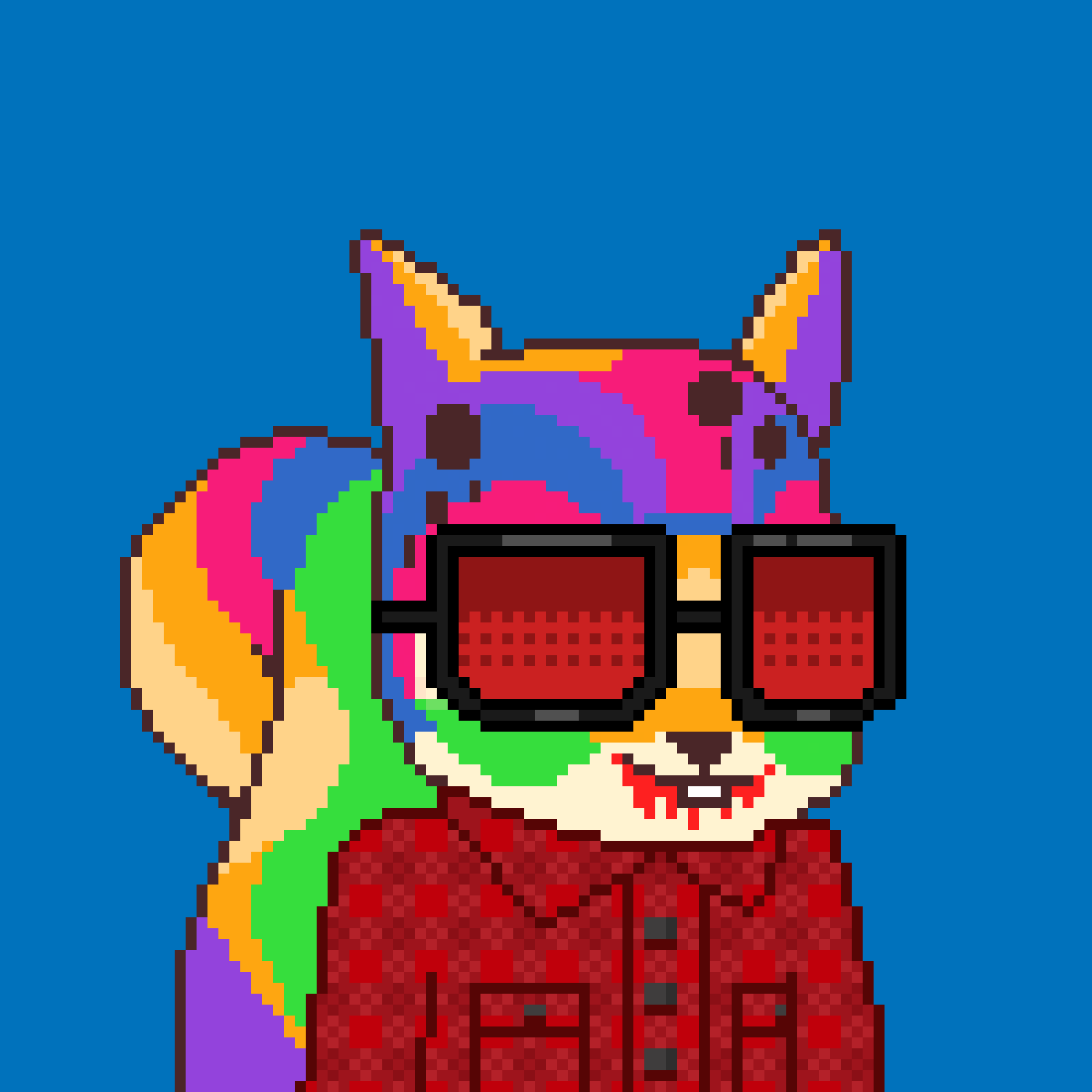 Pixel Squirrels #445 NFT on Algorand