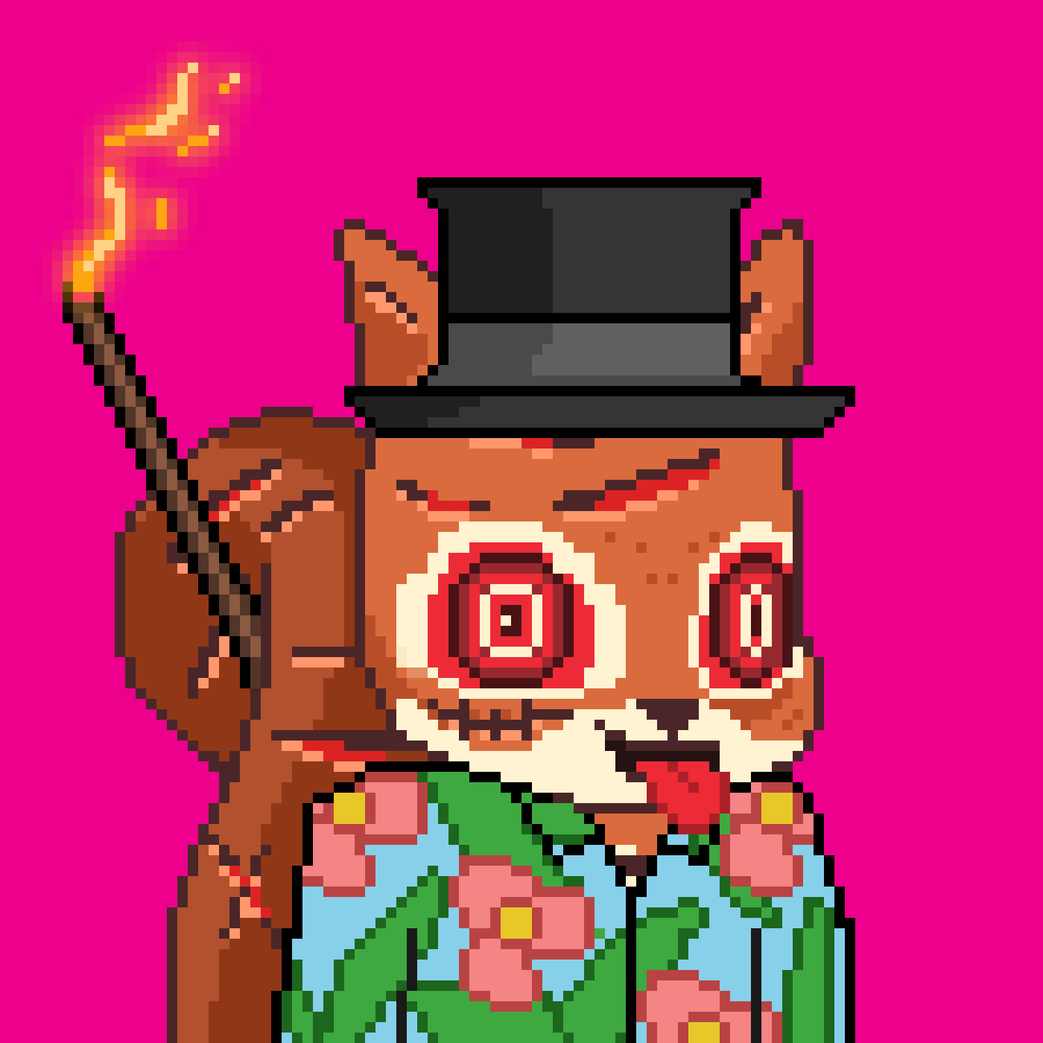 Pixel Squirrels #4454 NFT on Algorand