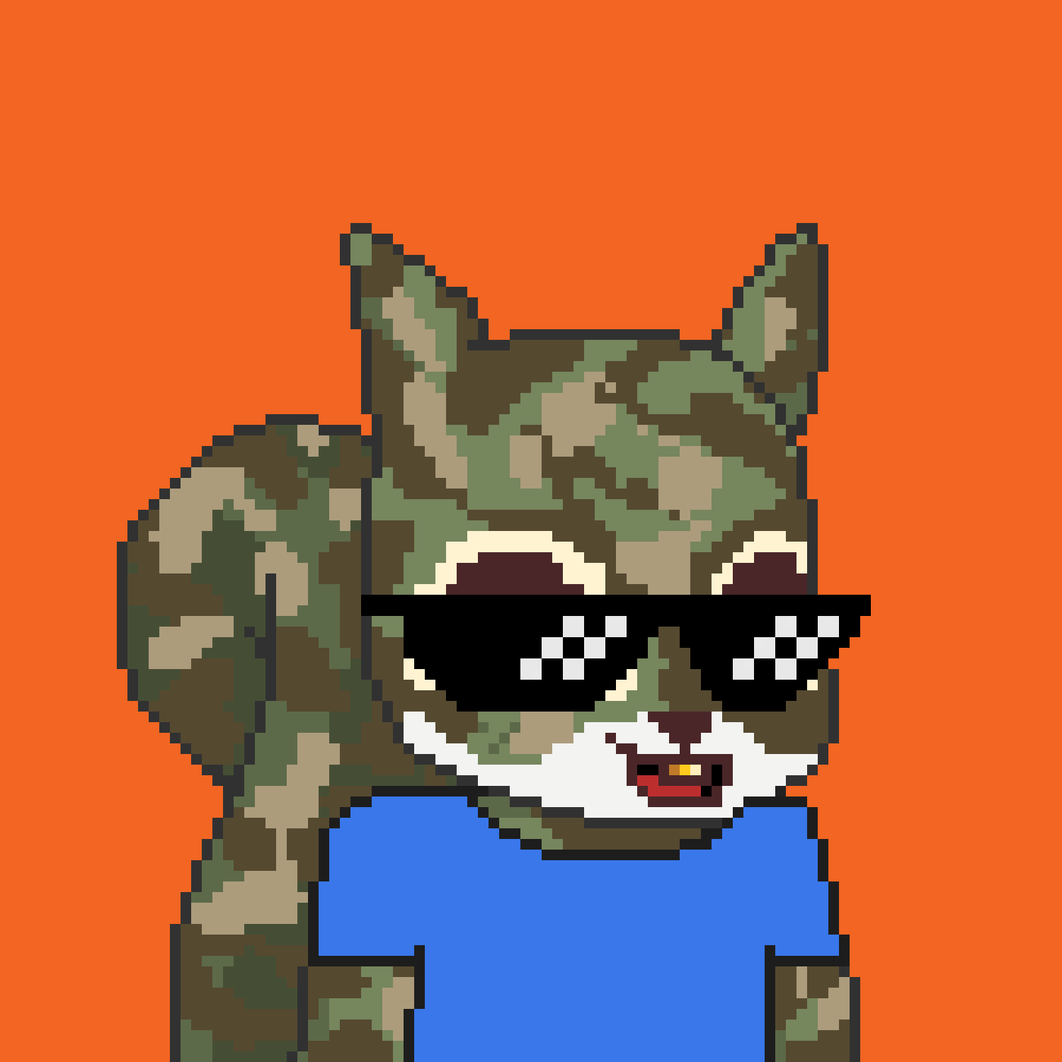 Pixel Squirrels #4496 NFT on Algorand