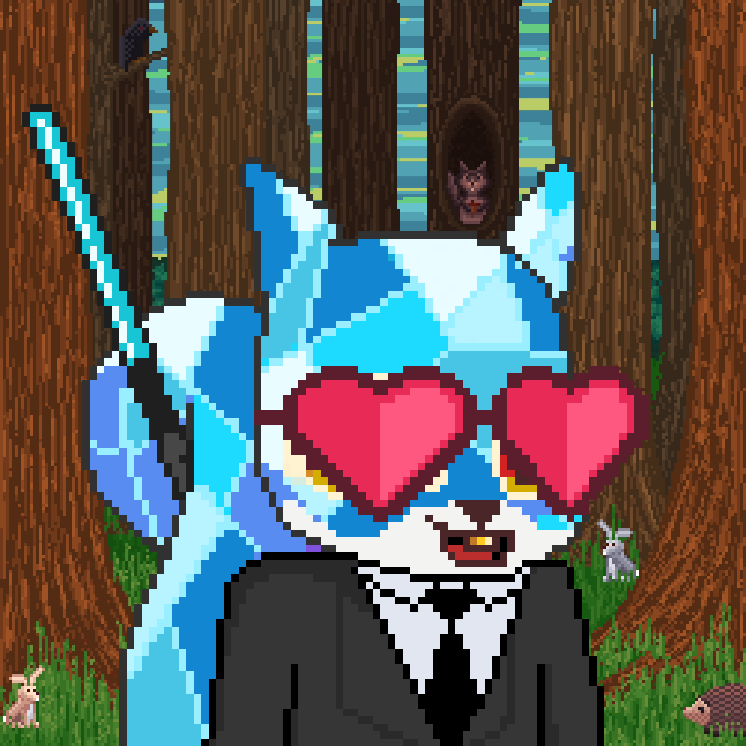 Pixel Squirrels #4520 NFT on Algorand