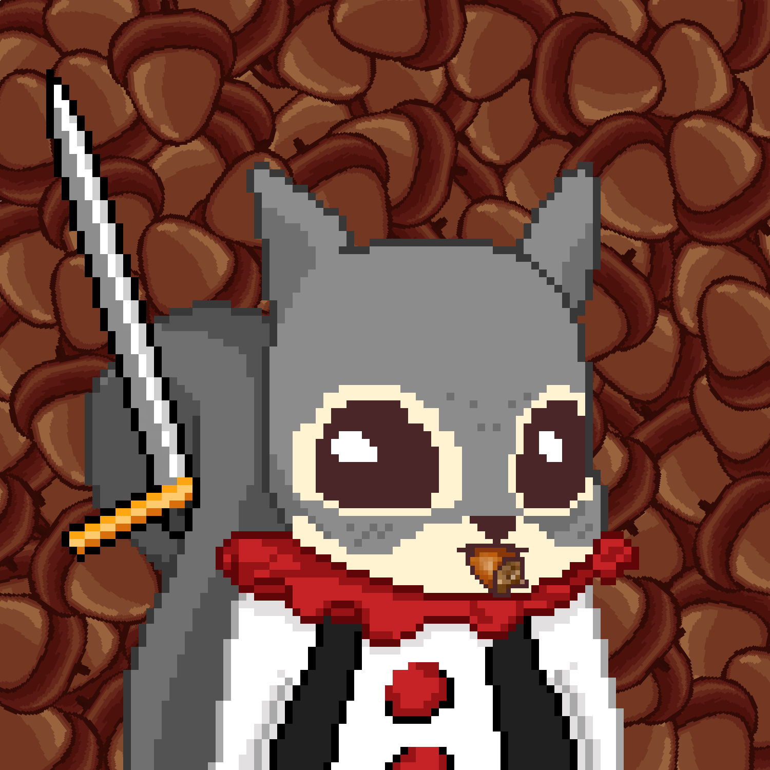 Pixel Squirrels #4587 NFT on Algorand