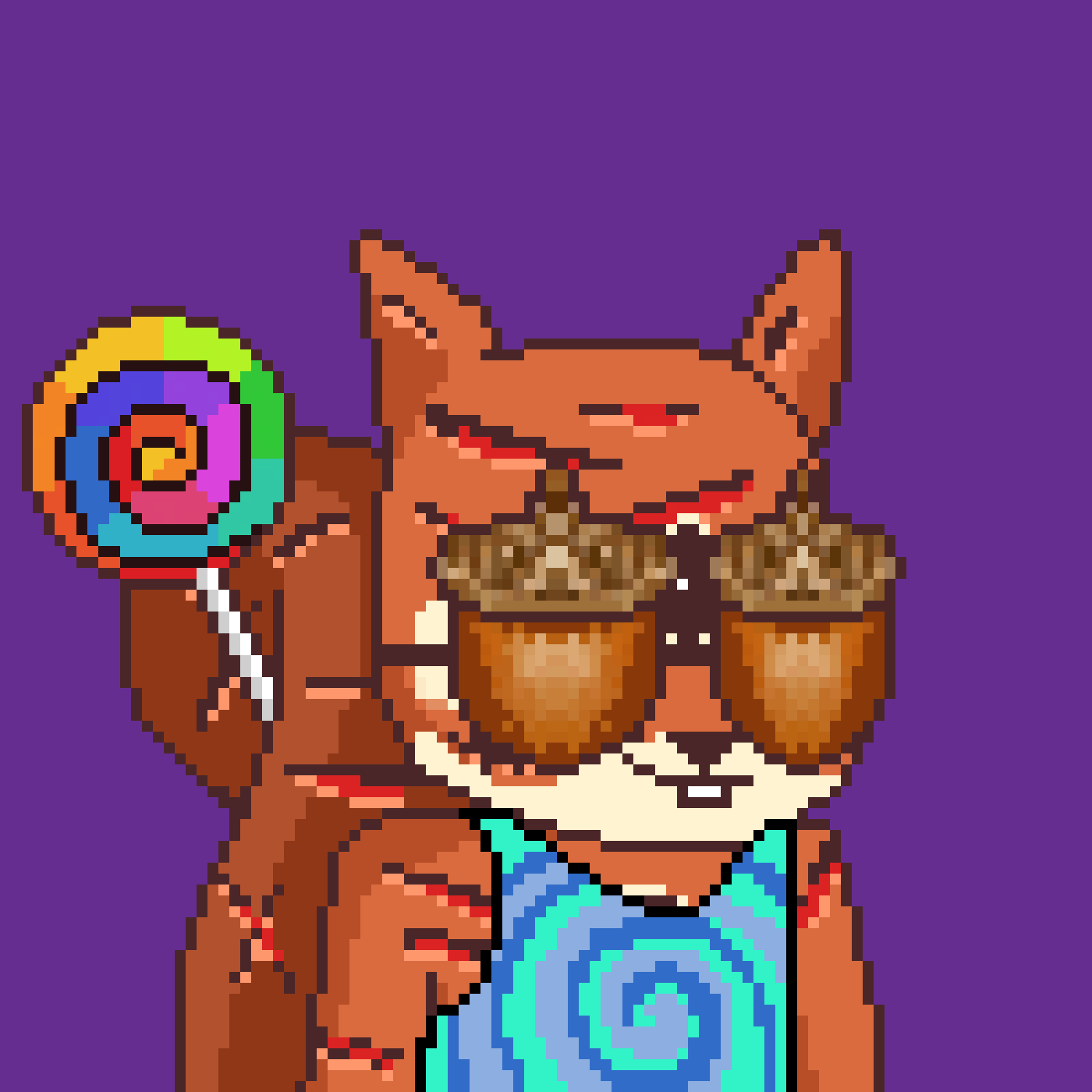 Pixel Squirrels #4588 NFT on Algorand