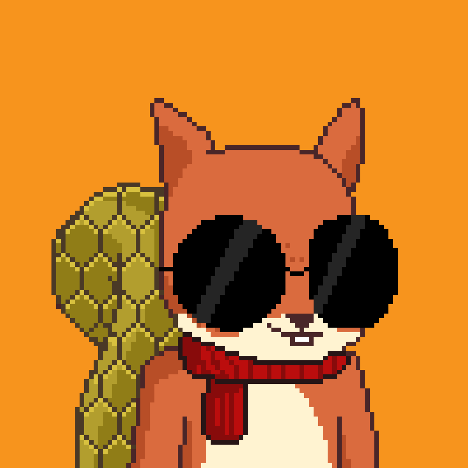 Pixel Squirrels #4596 NFT on Algorand