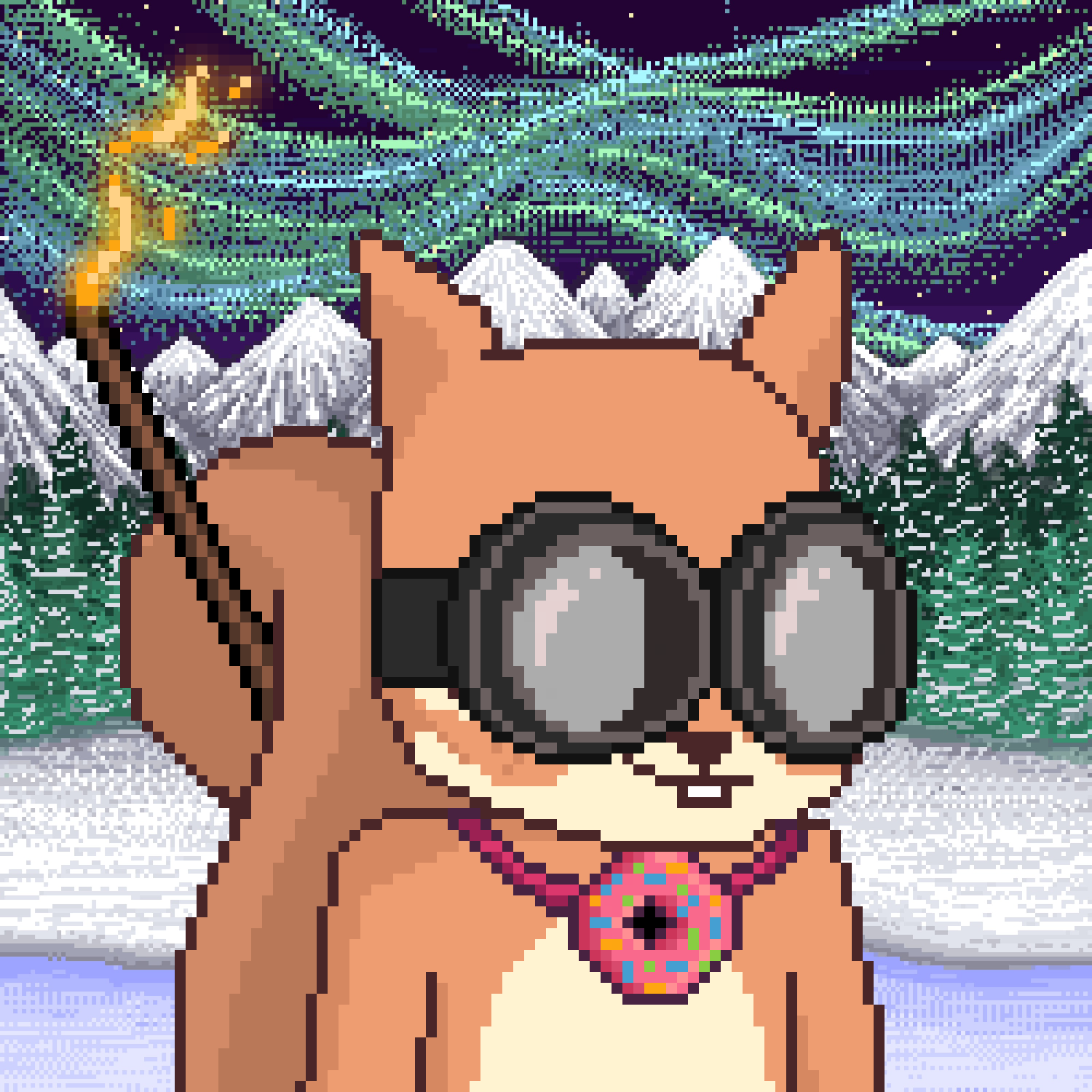 Pixel Squirrels #4618 NFT on Algorand