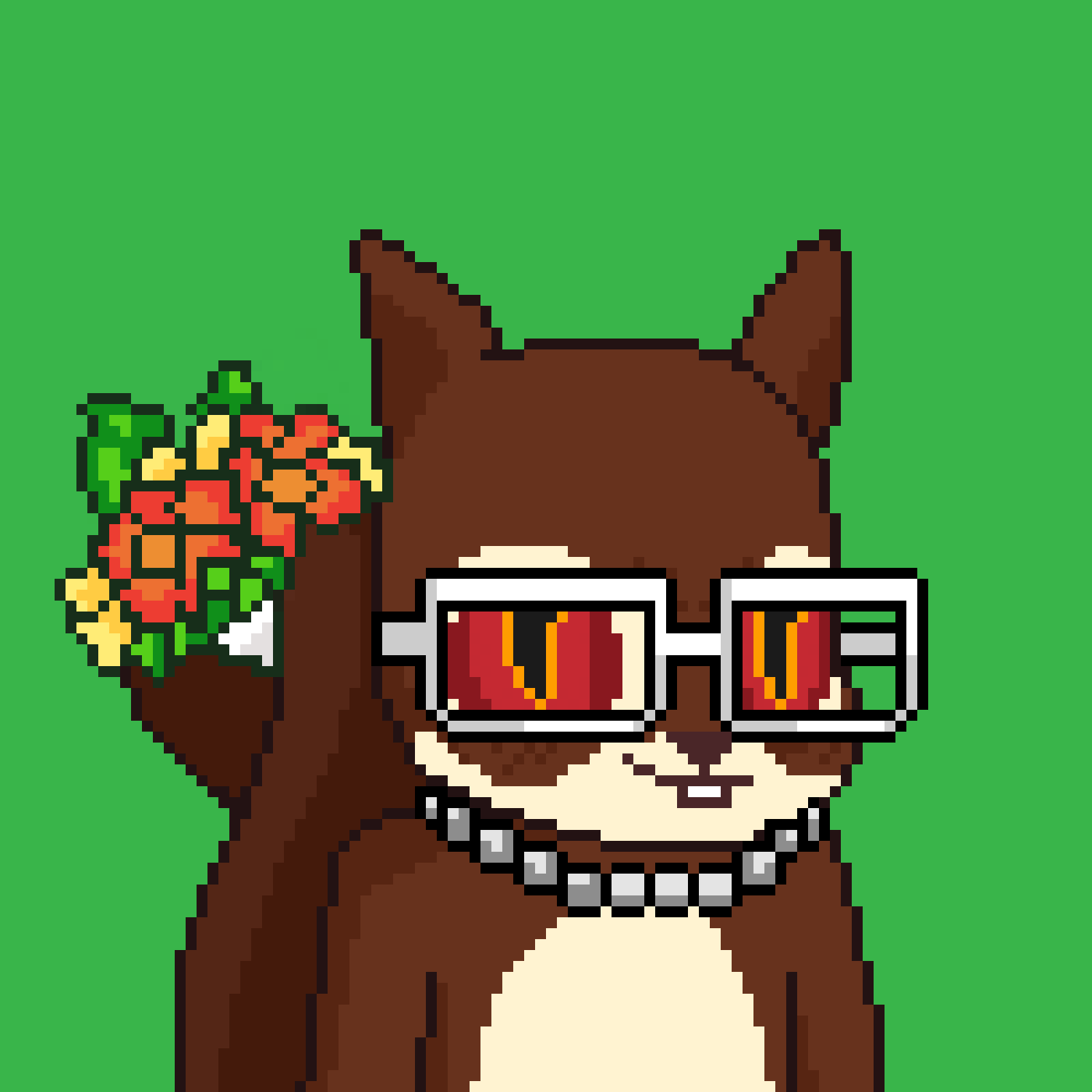 Pixel Squirrels #4677 NFT on Algorand