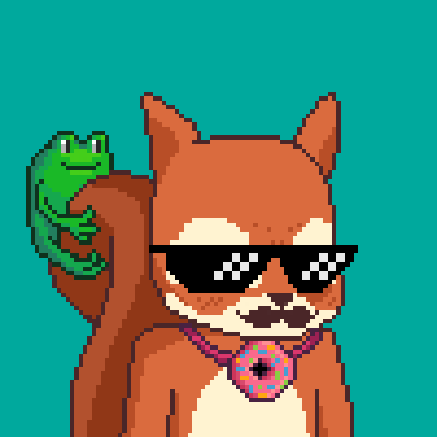 Pixel Squirrels #4701 NFT on Algorand