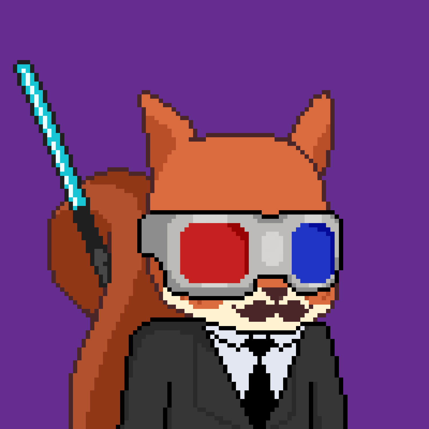 Pixel Squirrels #4743 NFT on Algorand