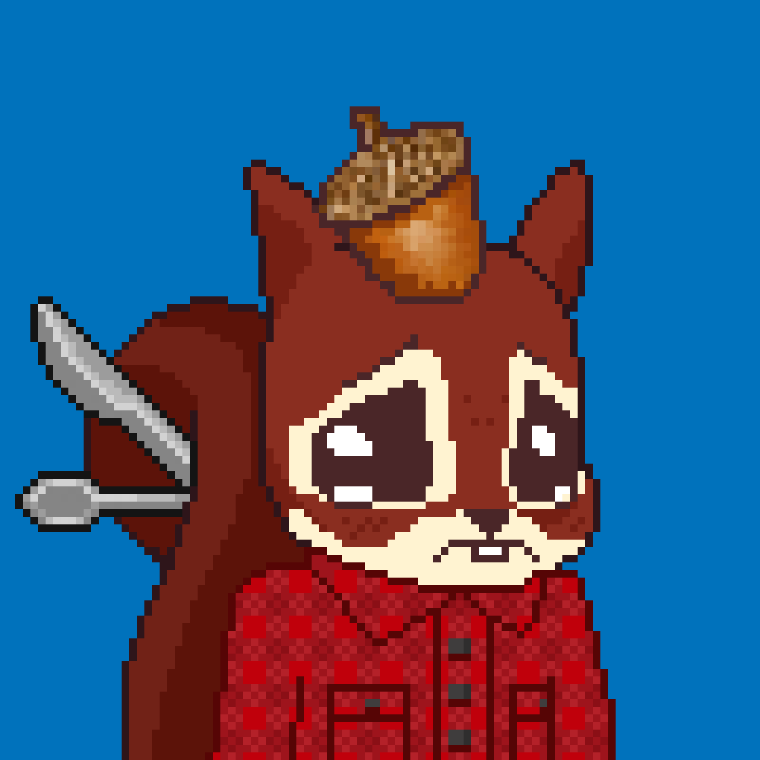 Pixel Squirrels #4748 NFT on Algorand