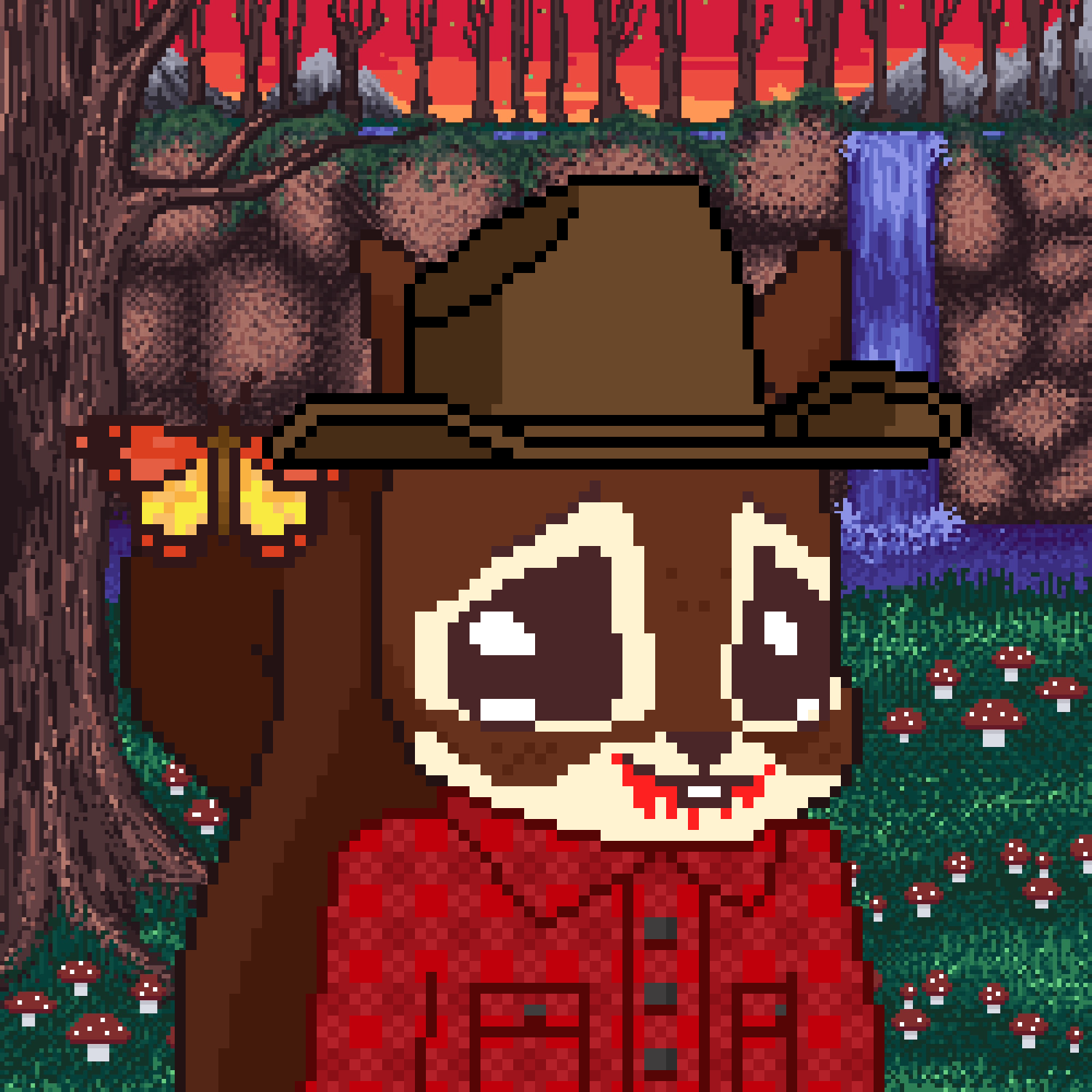 Pixel Squirrels #4754 NFT on Algorand