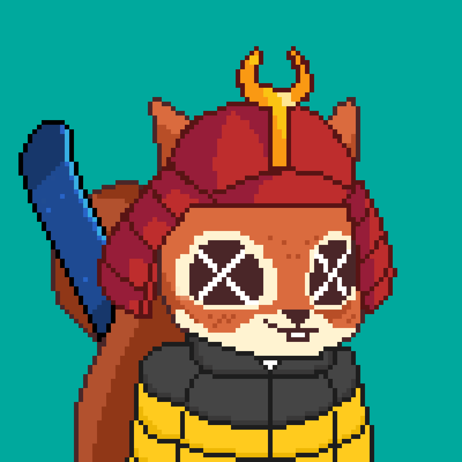 Pixel Squirrels #4812 NFT on Algorand