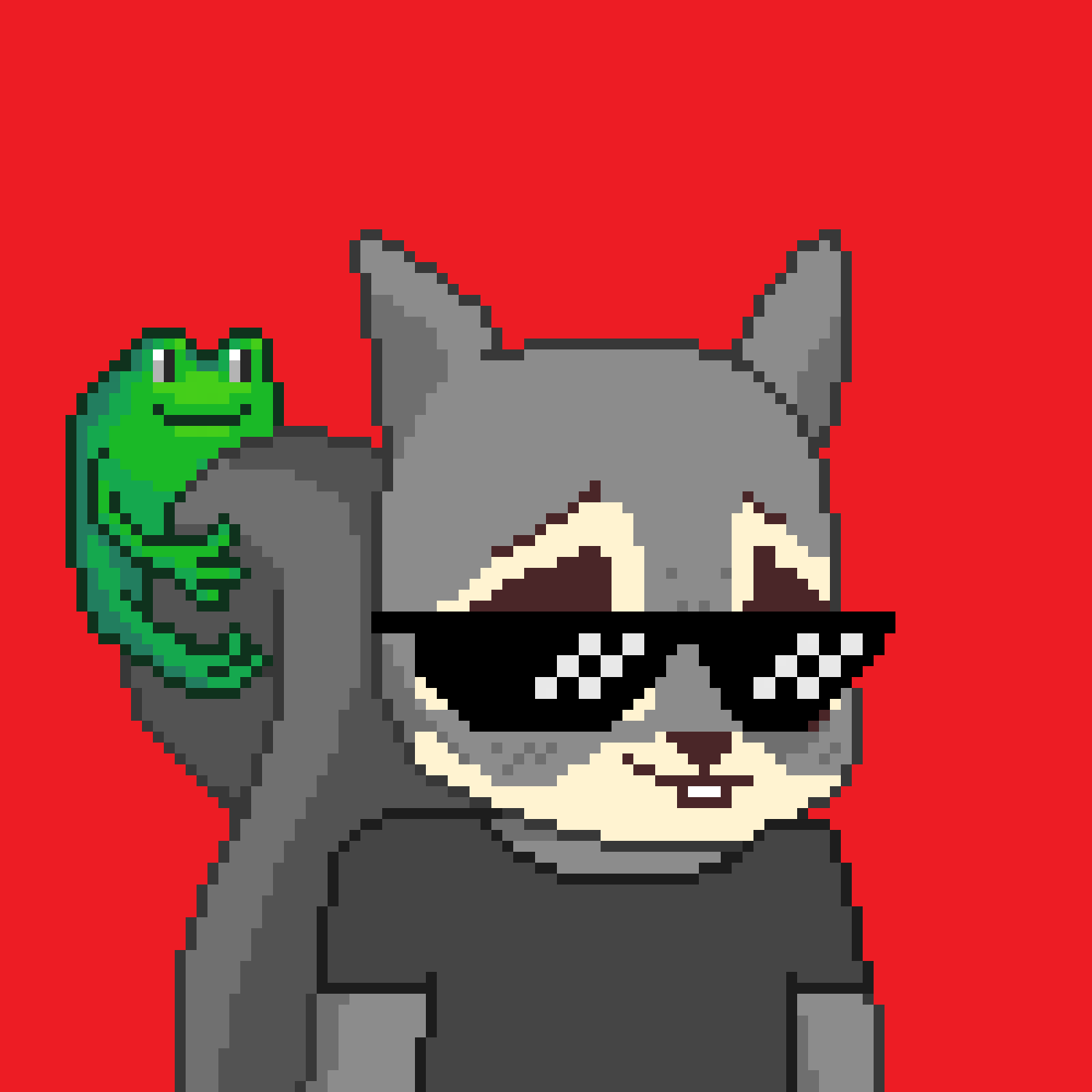 Pixel Squirrels #486 NFT on Algorand