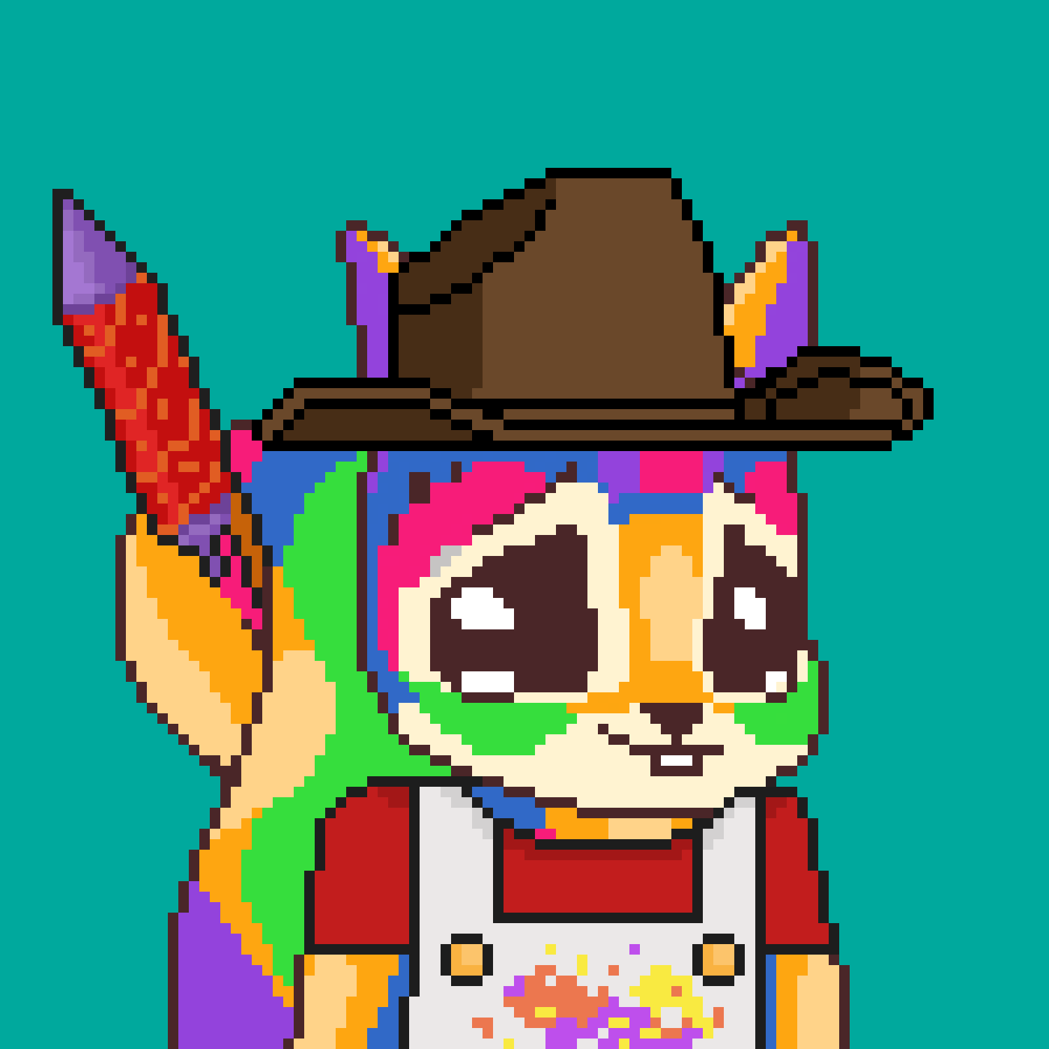 Pixel Squirrels #4860 NFT on Algorand