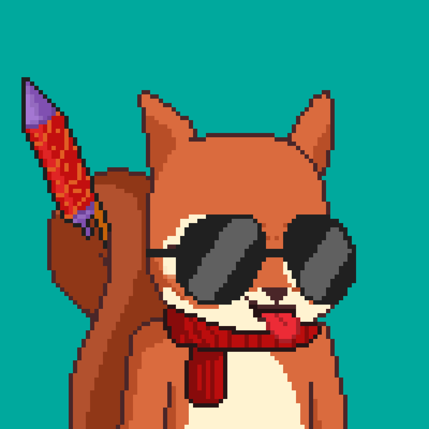 Pixel Squirrels #4867 NFT on Algorand