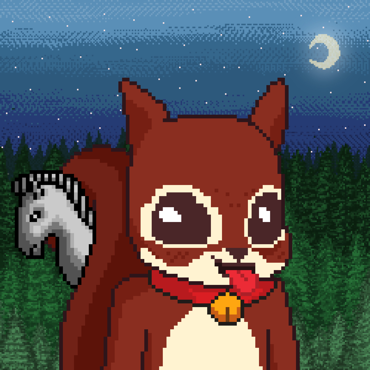 Pixel Squirrels #4869 NFT on Algorand
