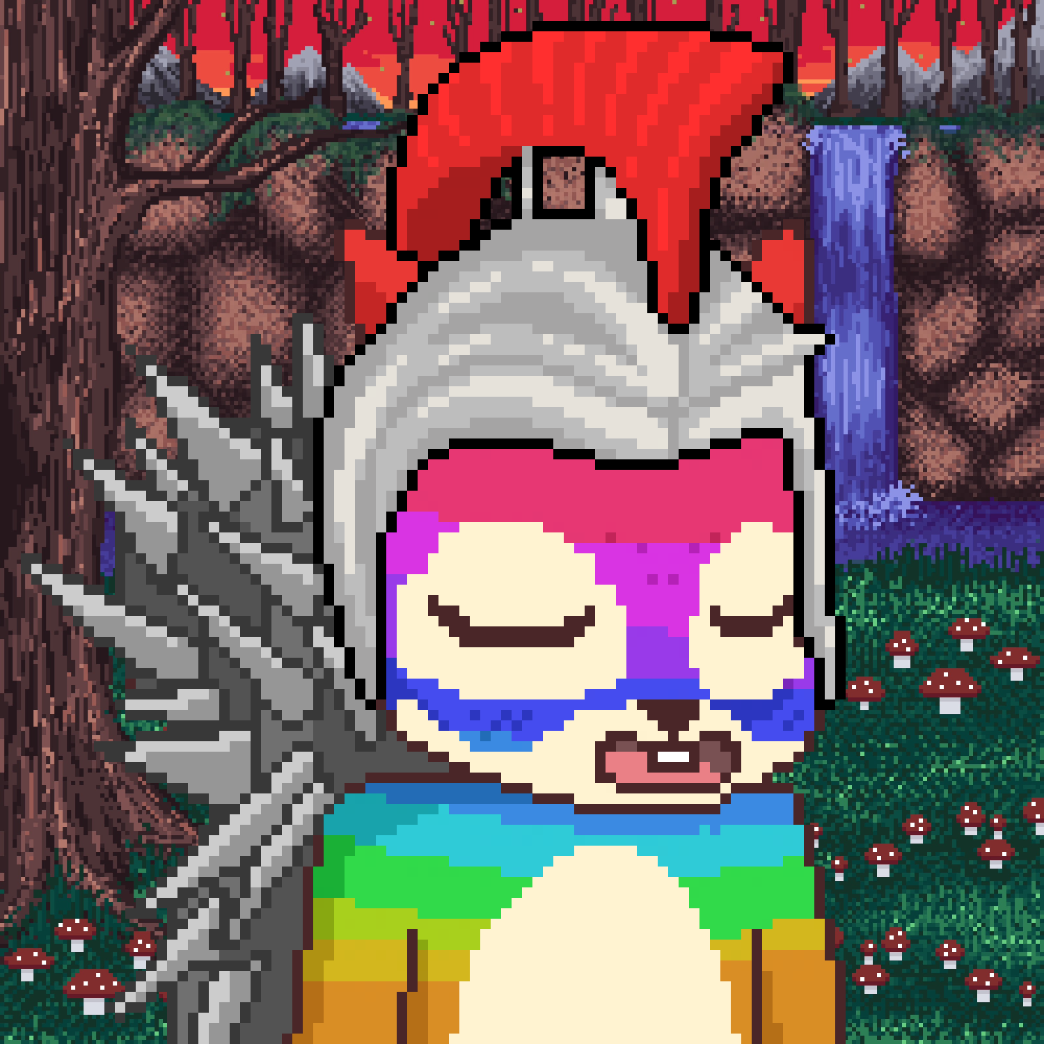 Pixel Squirrels #4874 NFT on Algorand