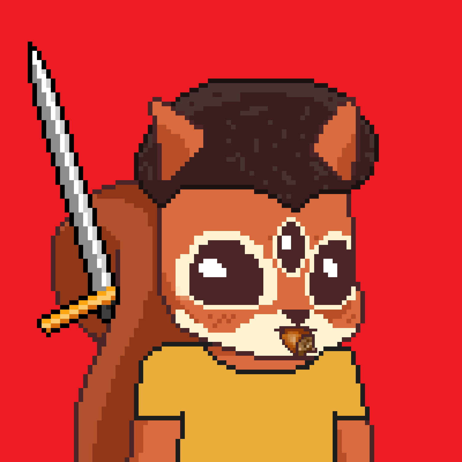 Pixel Squirrels #4875 NFT on Algorand