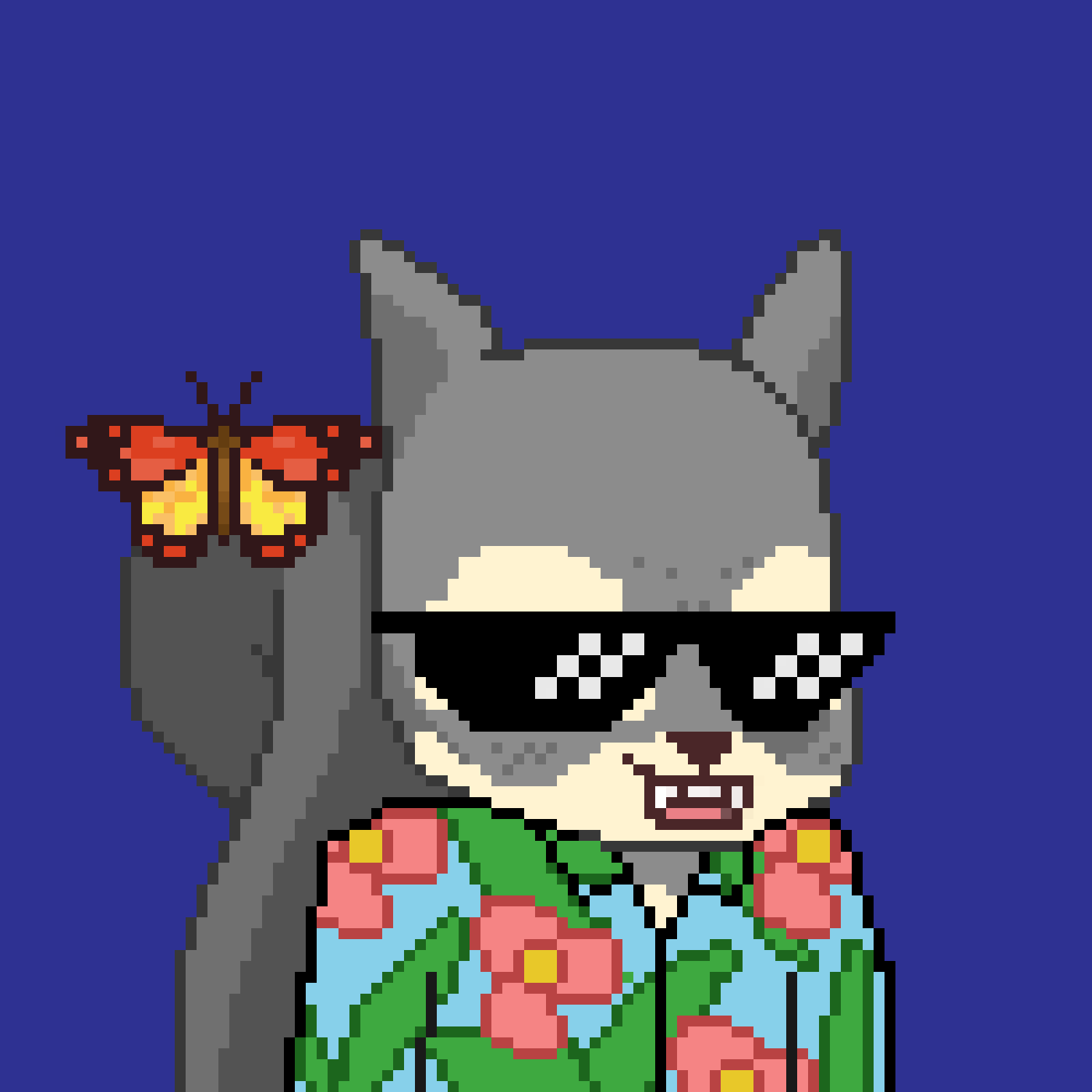 Pixel Squirrels #4887 NFT on Algorand