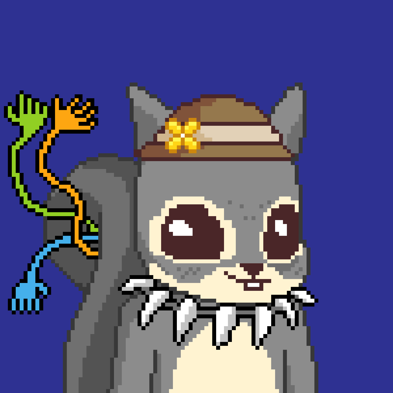 Pixel Squirrels #4900 NFT on Algorand