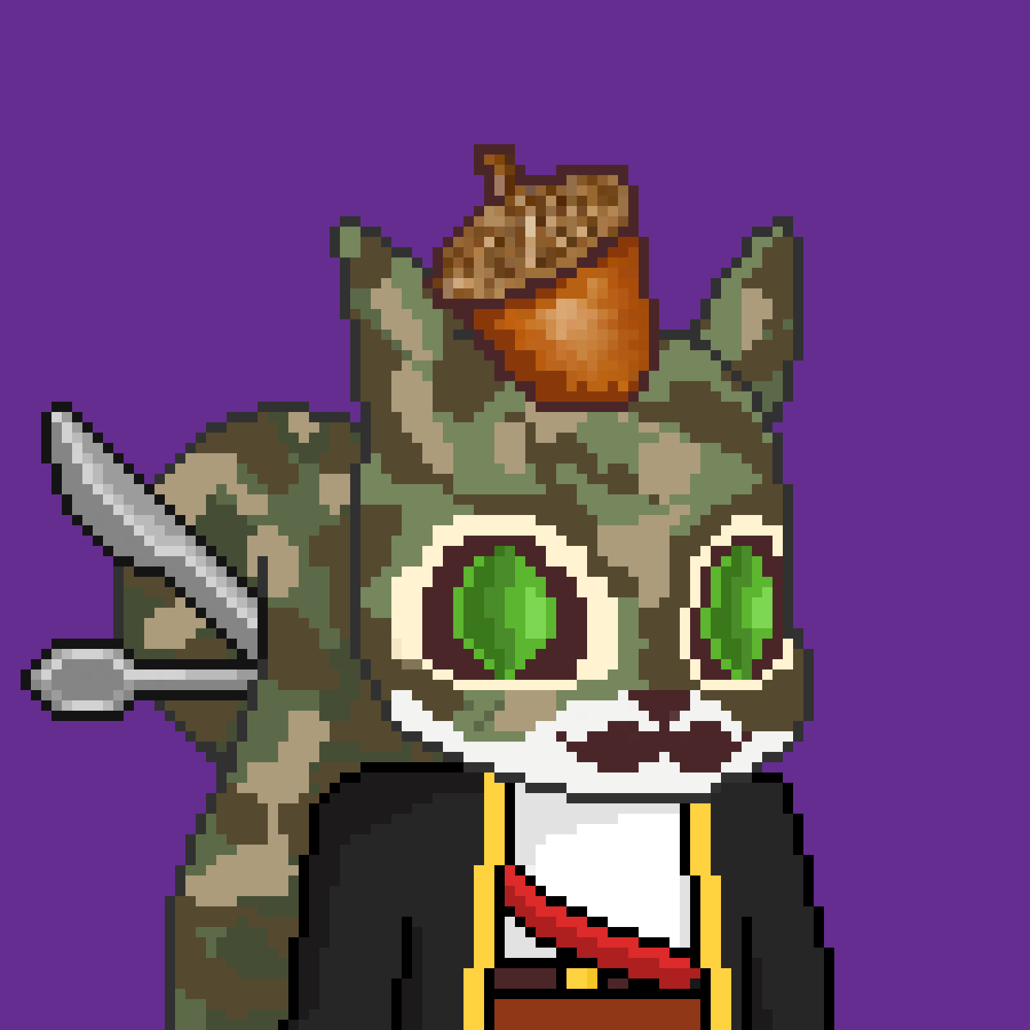 Pixel Squirrels #4910 NFT on Algorand