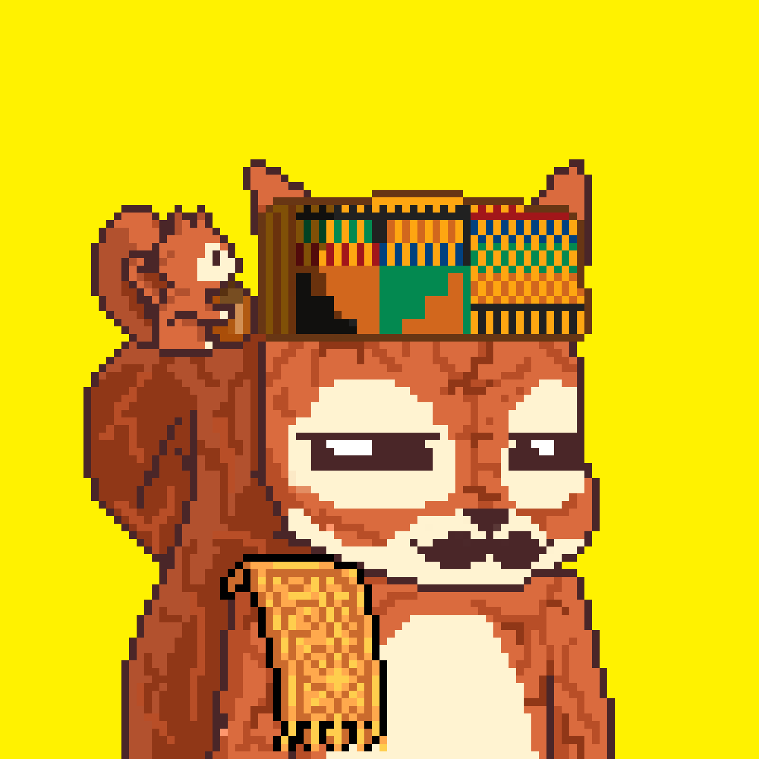 Pixel Squirrels #4914 NFT on Algorand