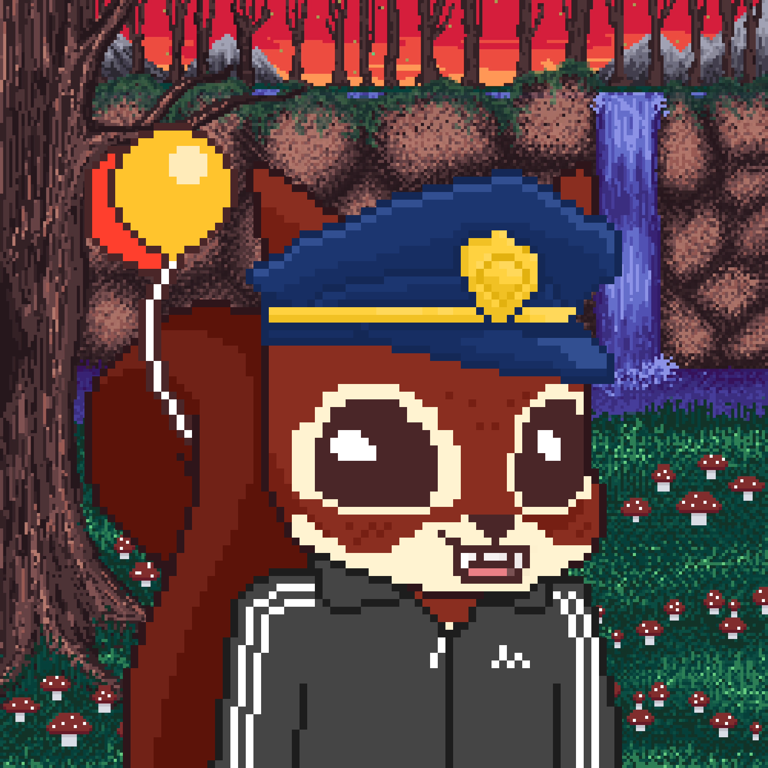 Pixel Squirrels #4929 NFT on Algorand