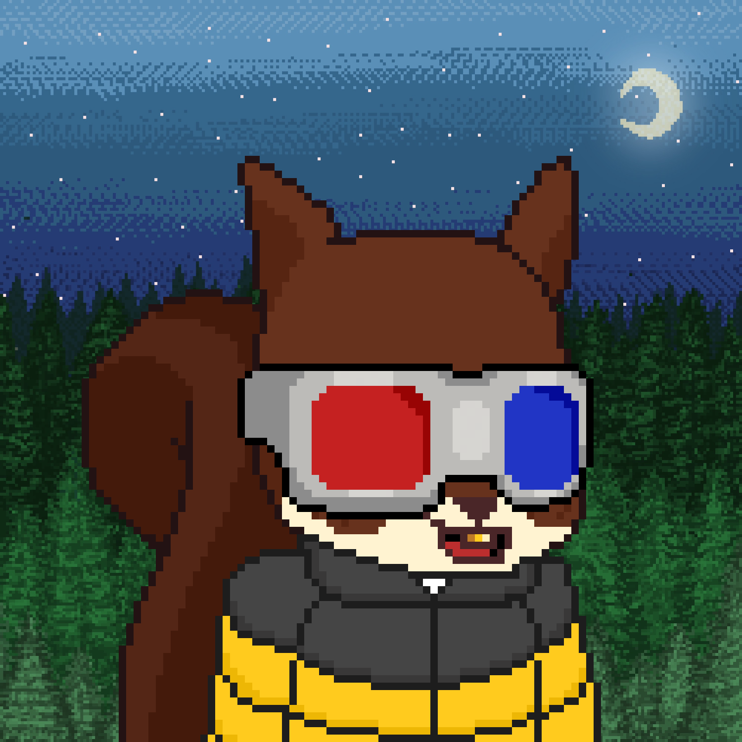 Pixel Squirrels #4943 NFT on Algorand