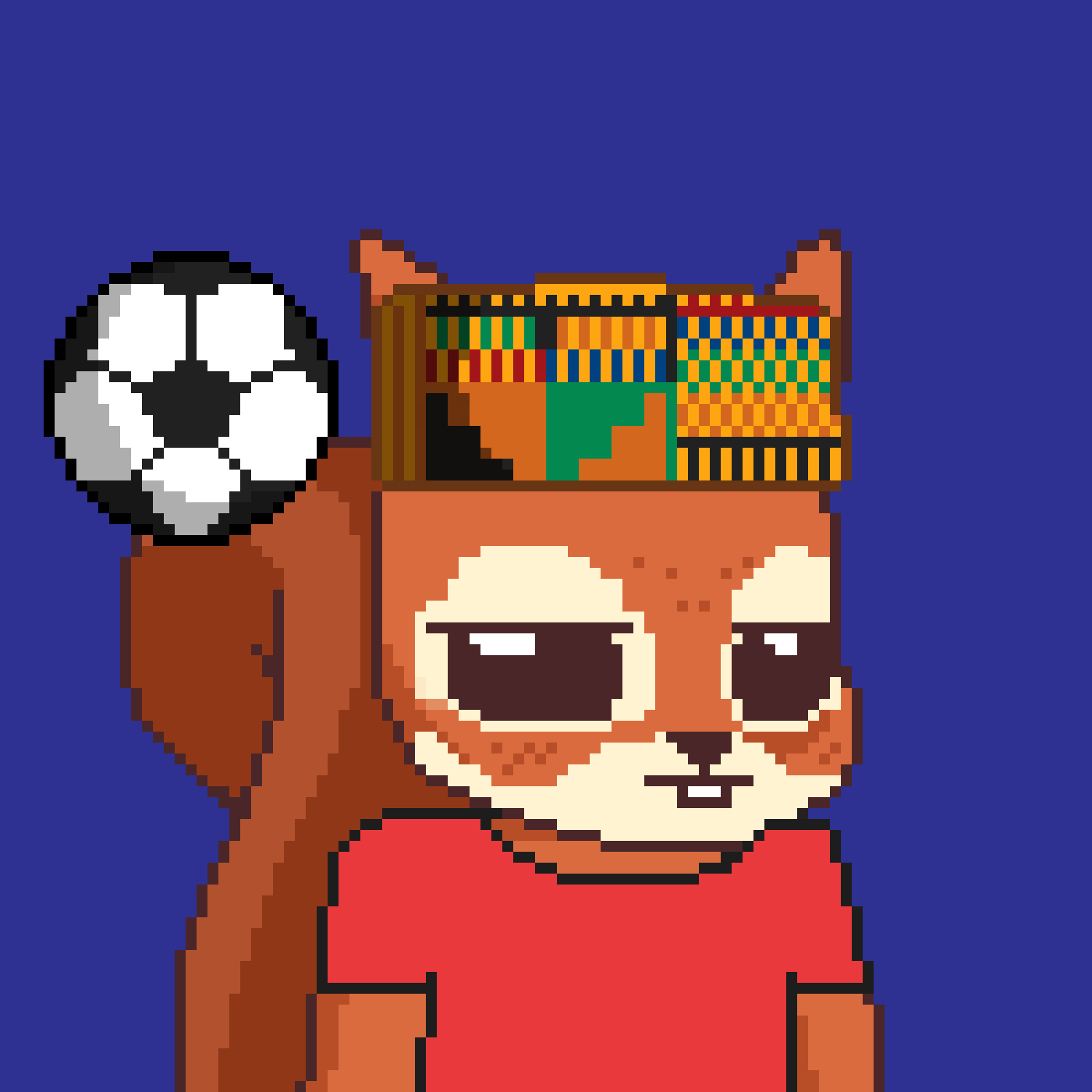 Pixel Squirrels #4966 NFT on Algorand