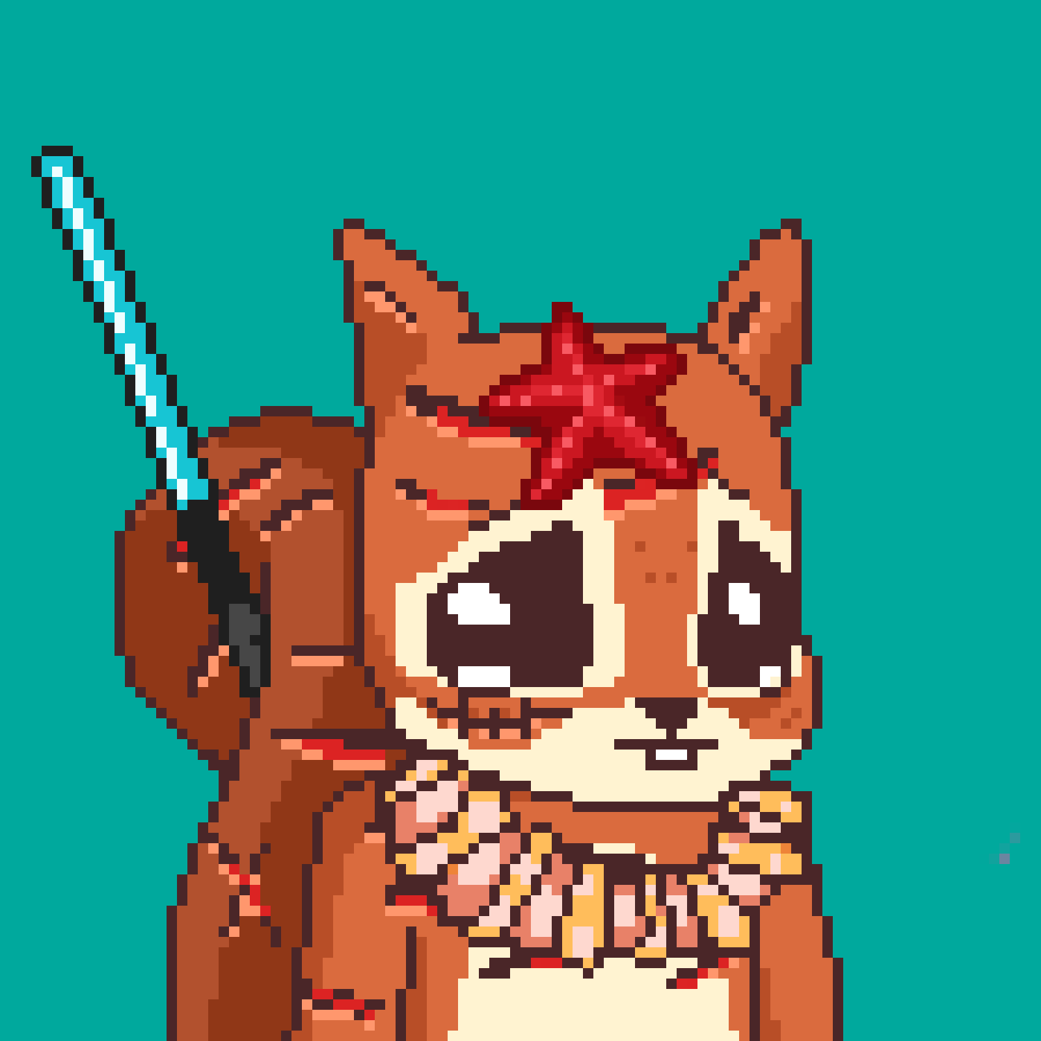 Pixel Squirrels #4975 NFT on Algorand