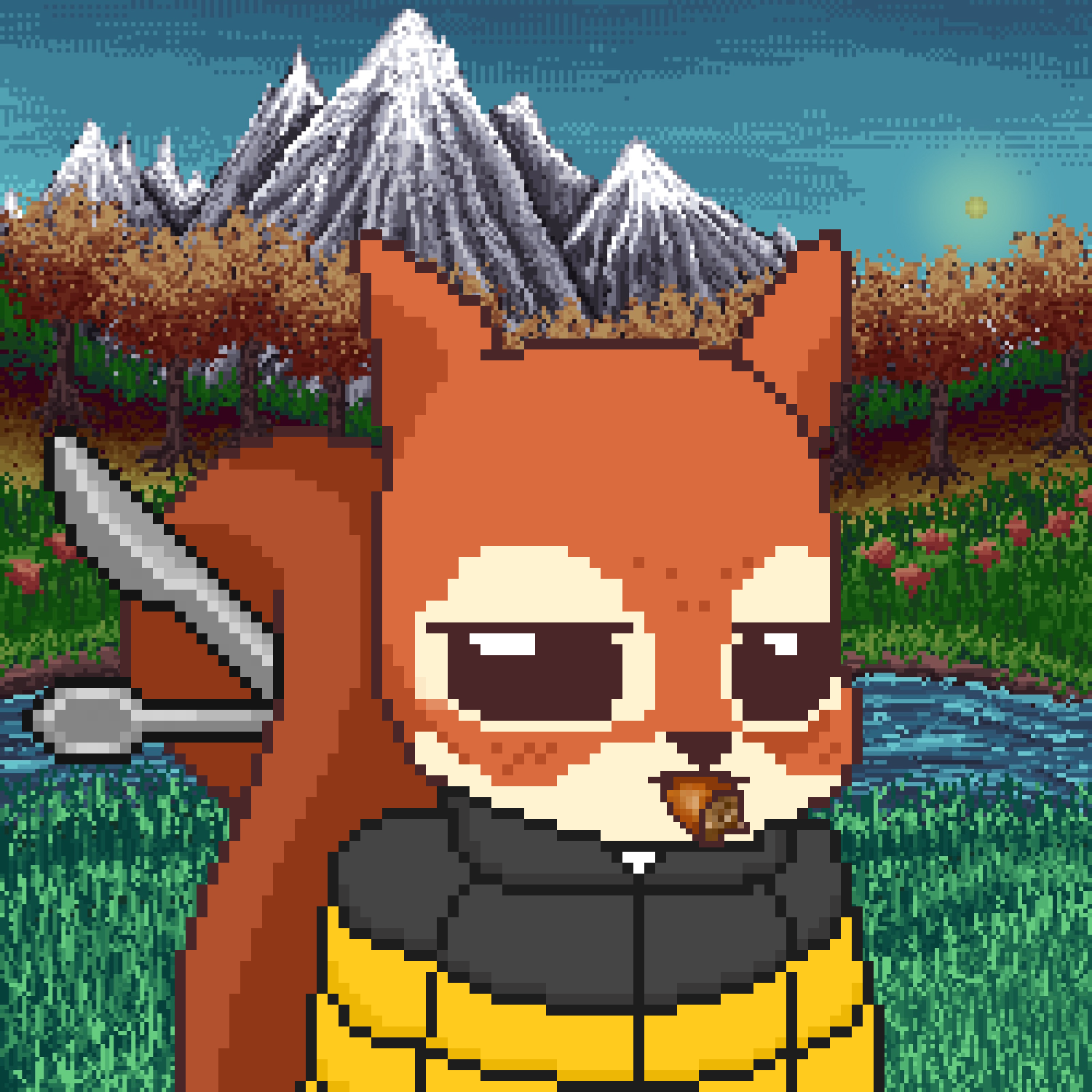 Pixel Squirrels #5073 NFT on Algorand