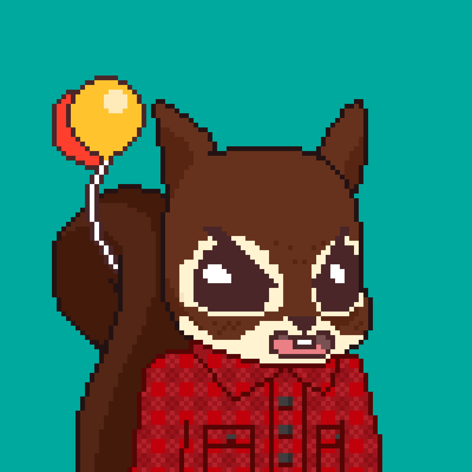 Pixel Squirrels #5103 NFT on Algorand