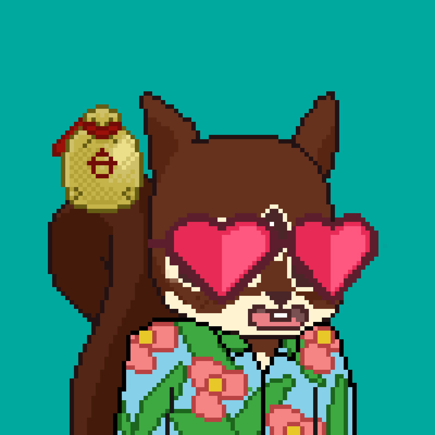 Pixel Squirrels #5134 NFT on Algorand