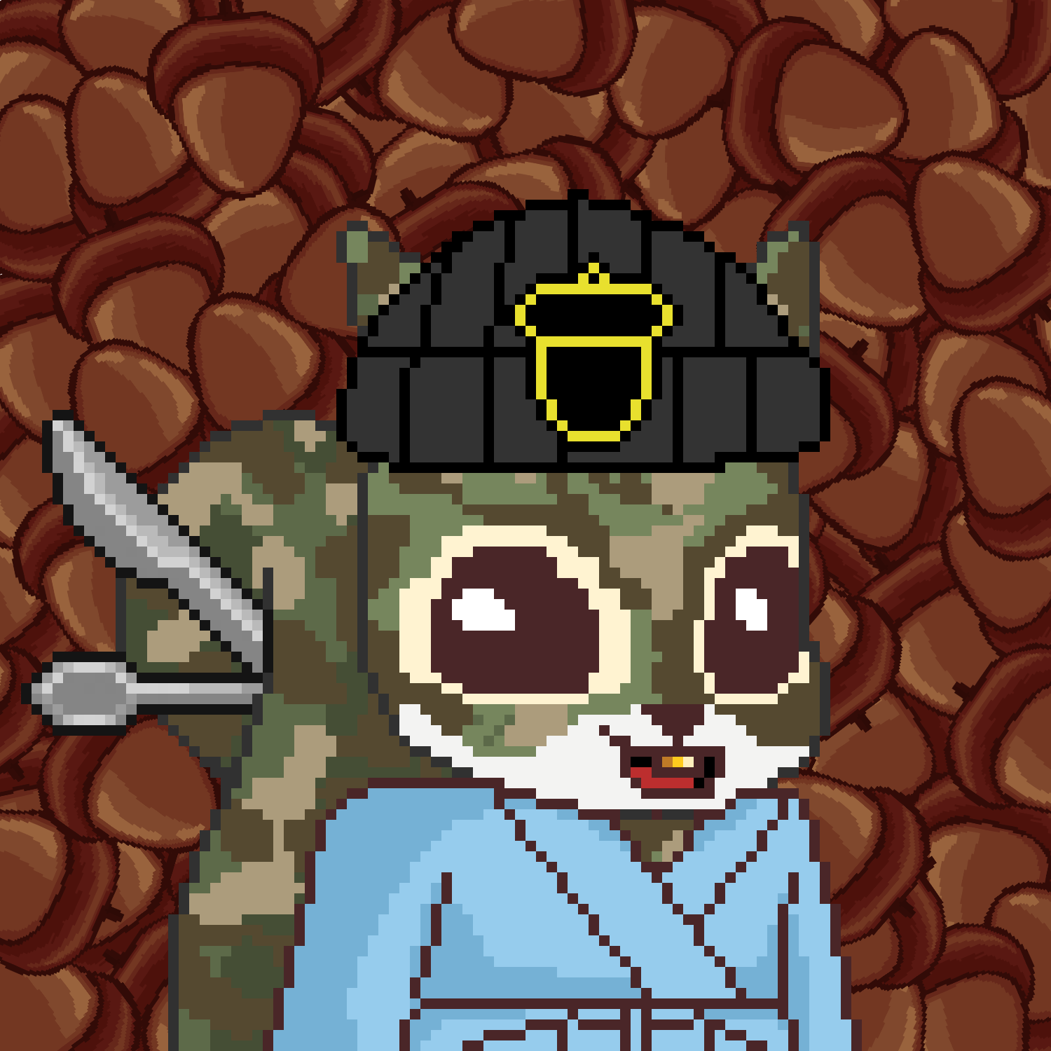 Pixel Squirrels #5200 NFT on Algorand