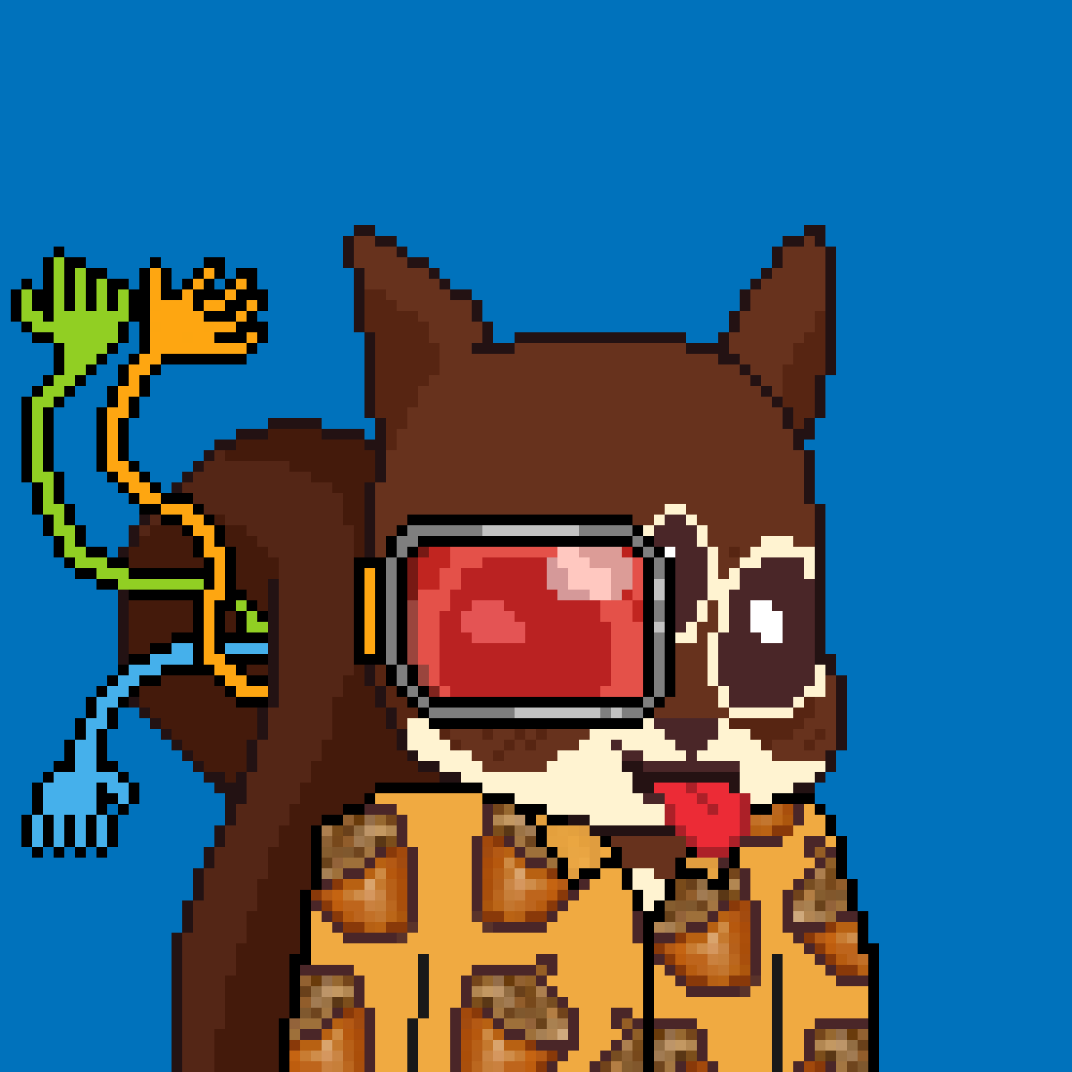 Pixel Squirrels #5205 NFT on Algorand