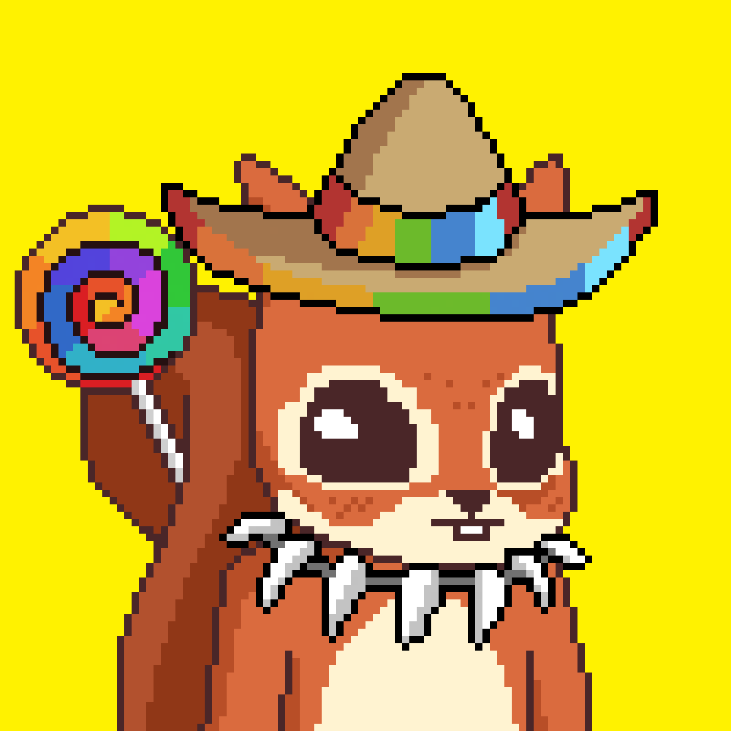 Pixel Squirrels #5207 NFT on Algorand