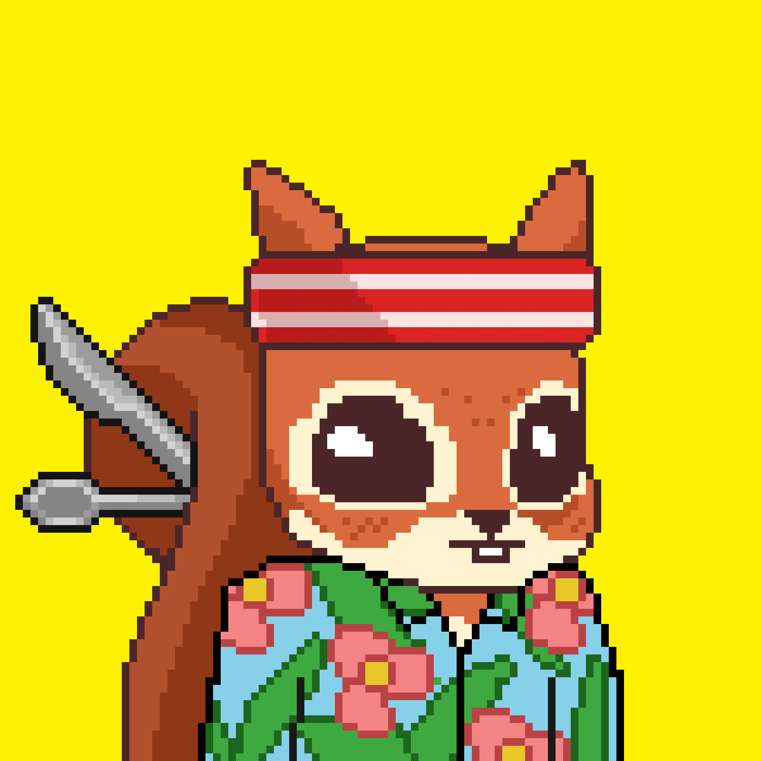 Pixel Squirrels #5252 NFT on Algorand