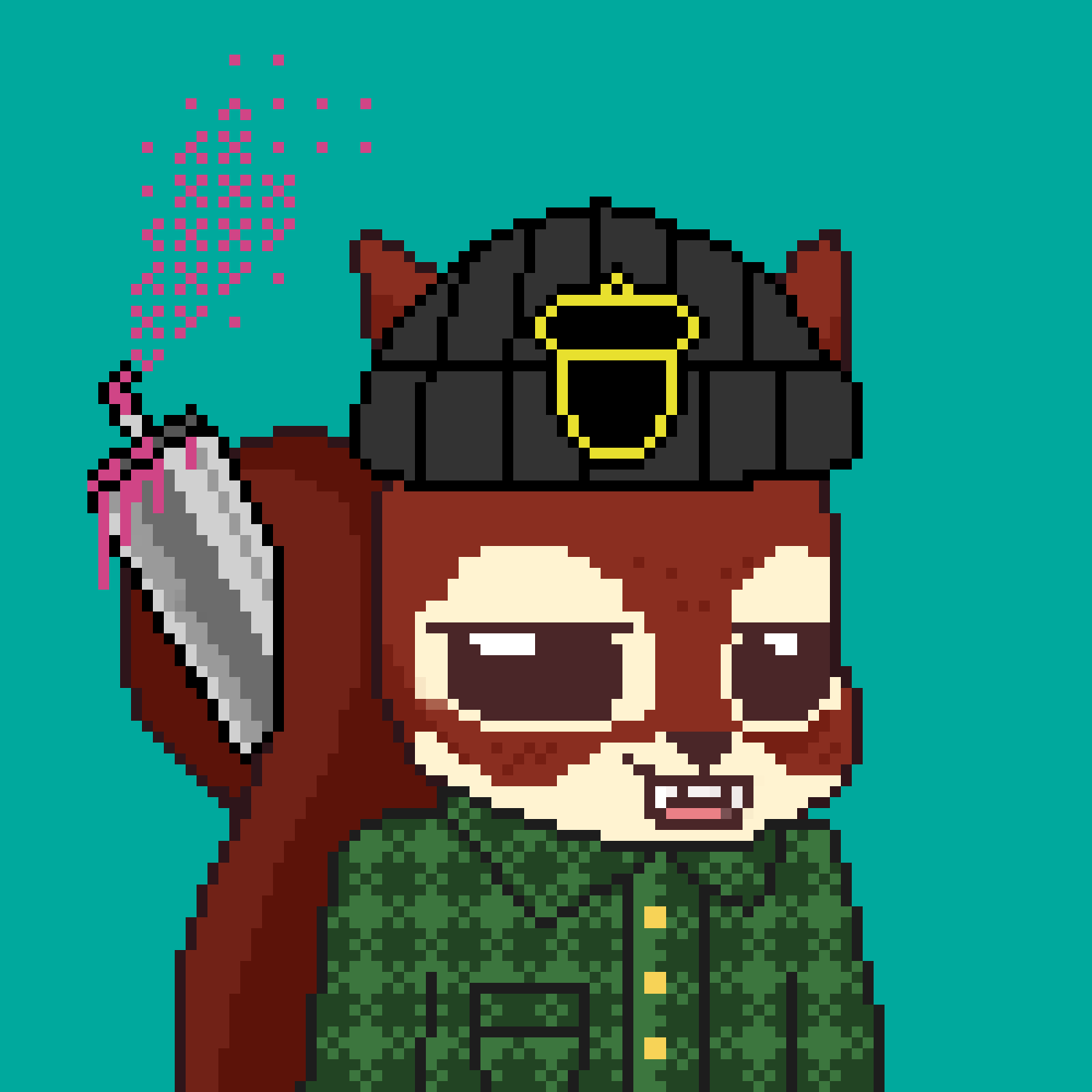 Pixel Squirrels #5266 NFT on Algorand