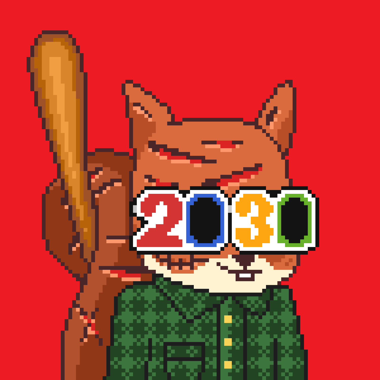 Pixel Squirrels #5276 NFT on Algorand