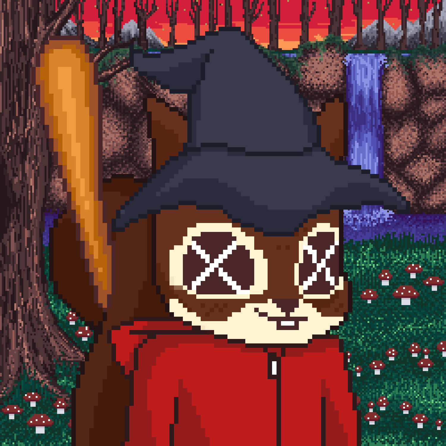 Pixel Squirrels #53 NFT on Algorand