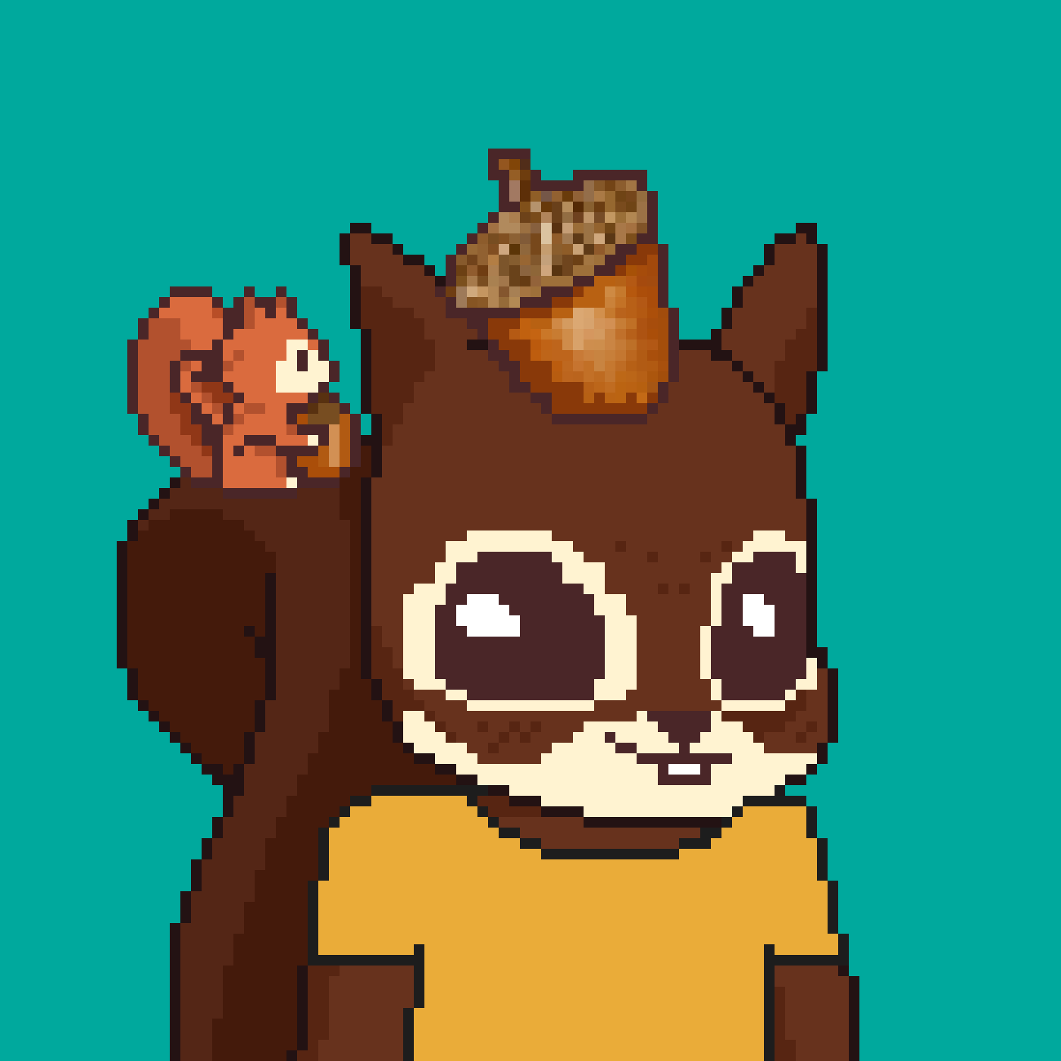 Pixel Squirrels #5369 NFT on Algorand