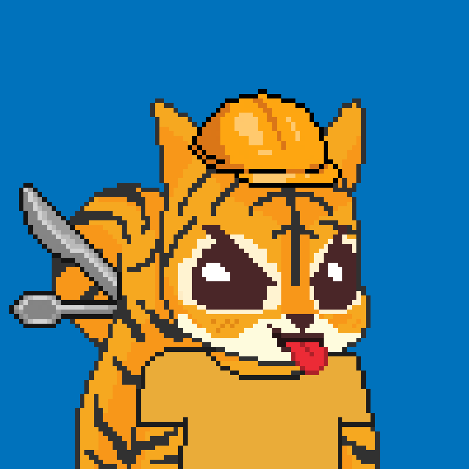 Pixel Squirrels #540 NFT on Algorand