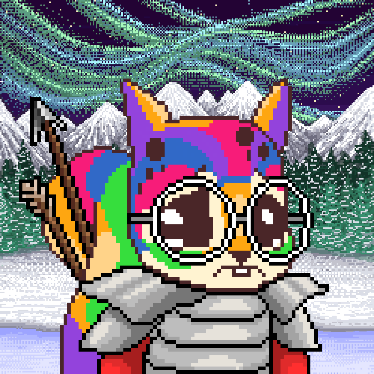 Pixel Squirrels #5420 NFT on Algorand