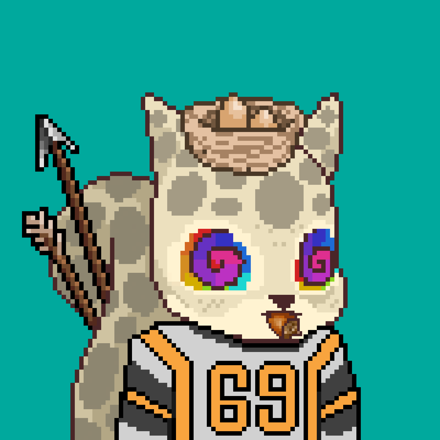 Pixel Squirrels #5449 NFT on Algorand