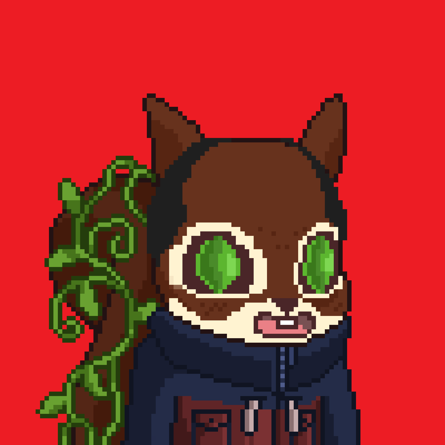 Pixel Squirrels #55 NFT on Algorand