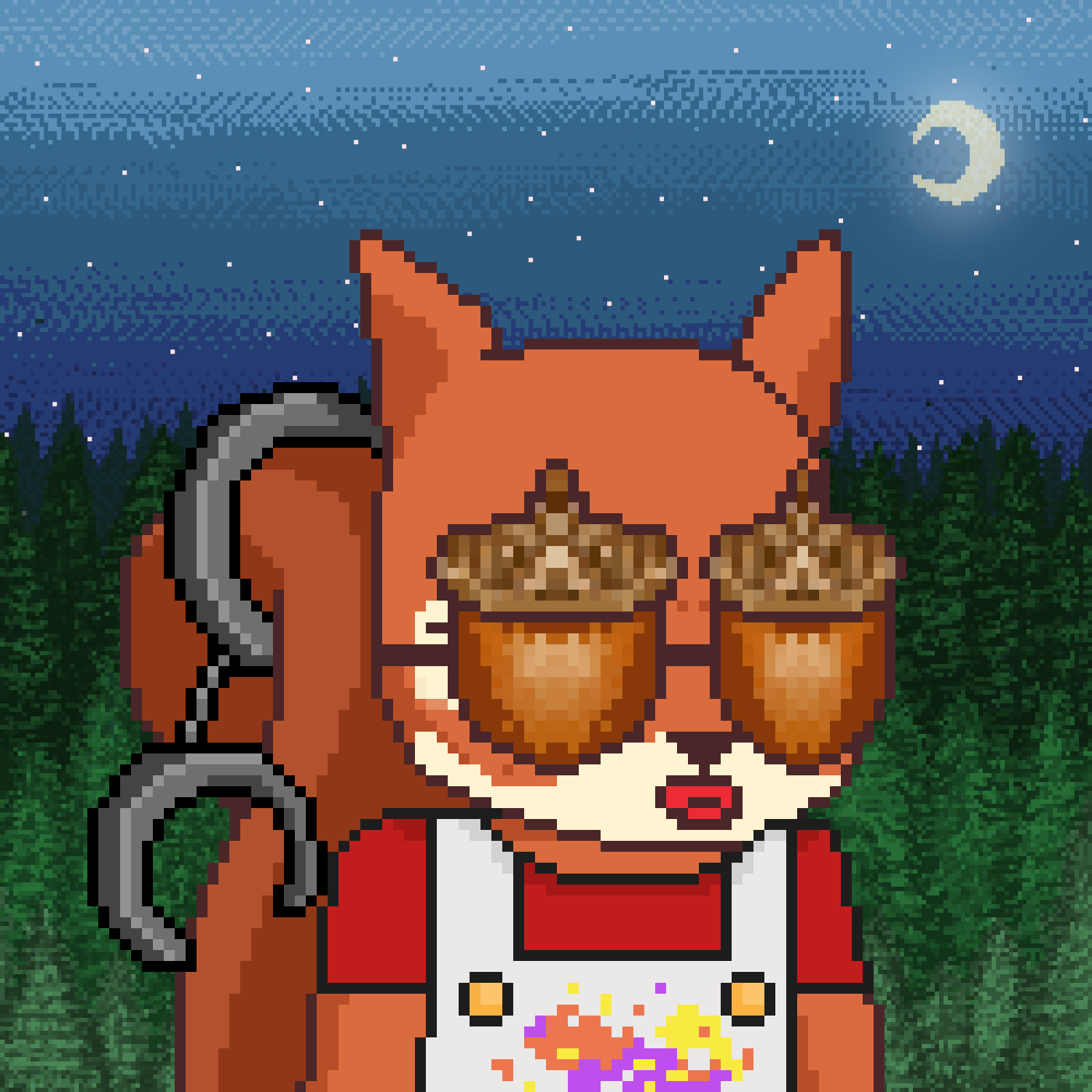 Pixel Squirrels #5518 NFT on Algorand