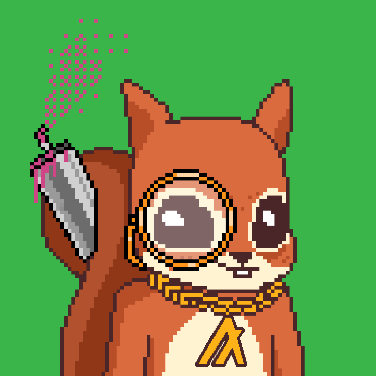 Pixel Squirrels #5542 NFT on Algorand